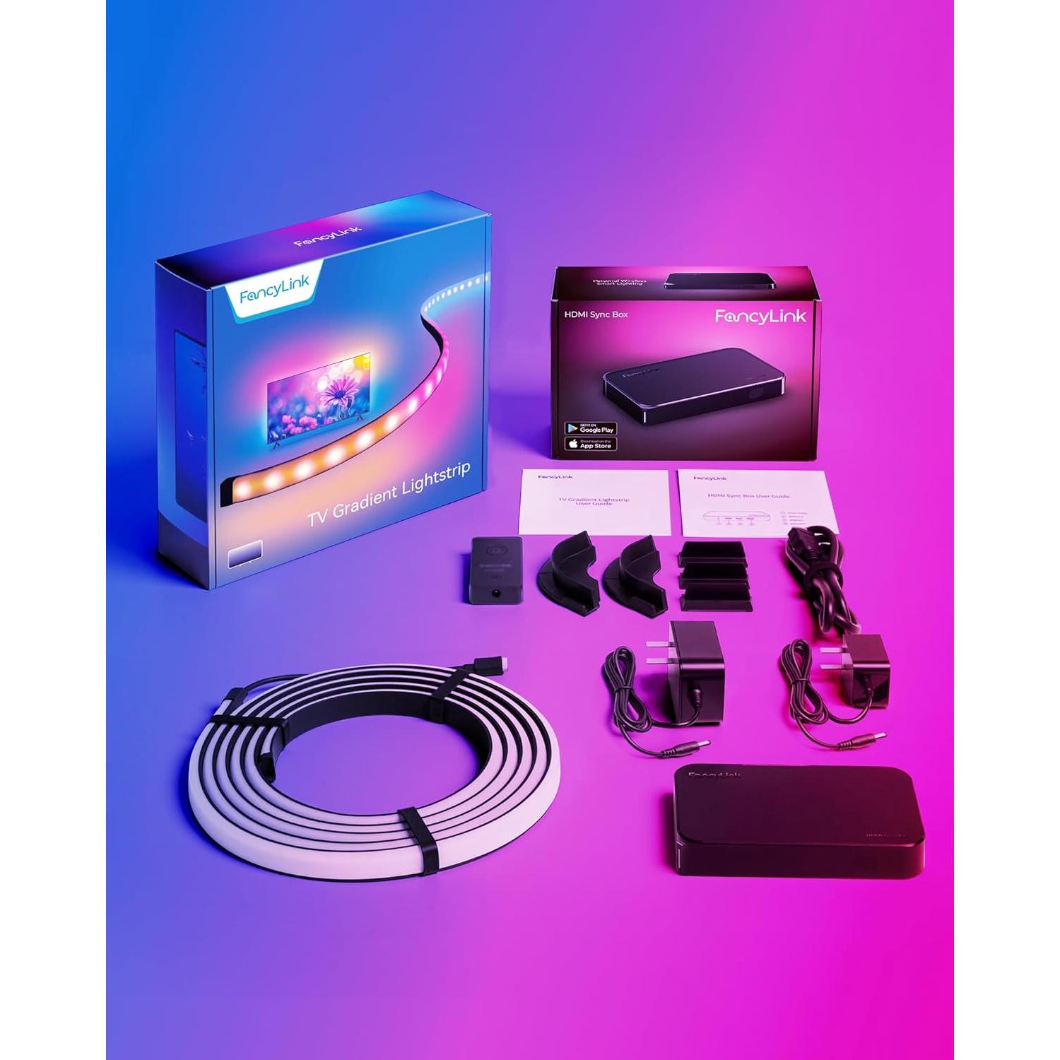 Fondo de TV LED RGBICCW BWEETECH 65" 4K HDMI 2.0