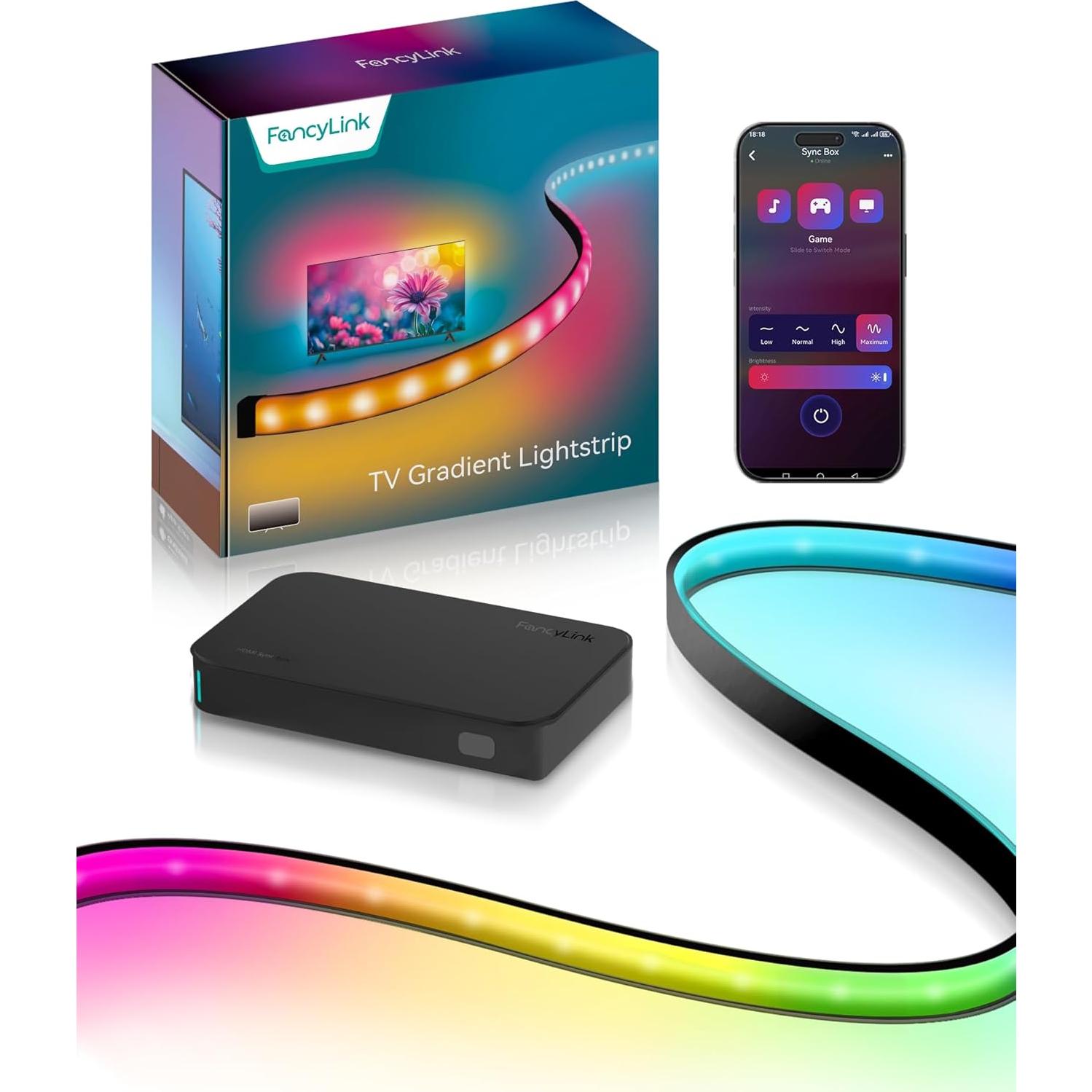 Fondo de TV LED RGBICCW BWEETECH 65" 4K HDMI 2.0