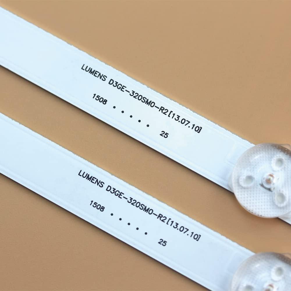 Tira de Retroiluminación LED GuuYebe BN96-27468A 585mm 2 Piezas