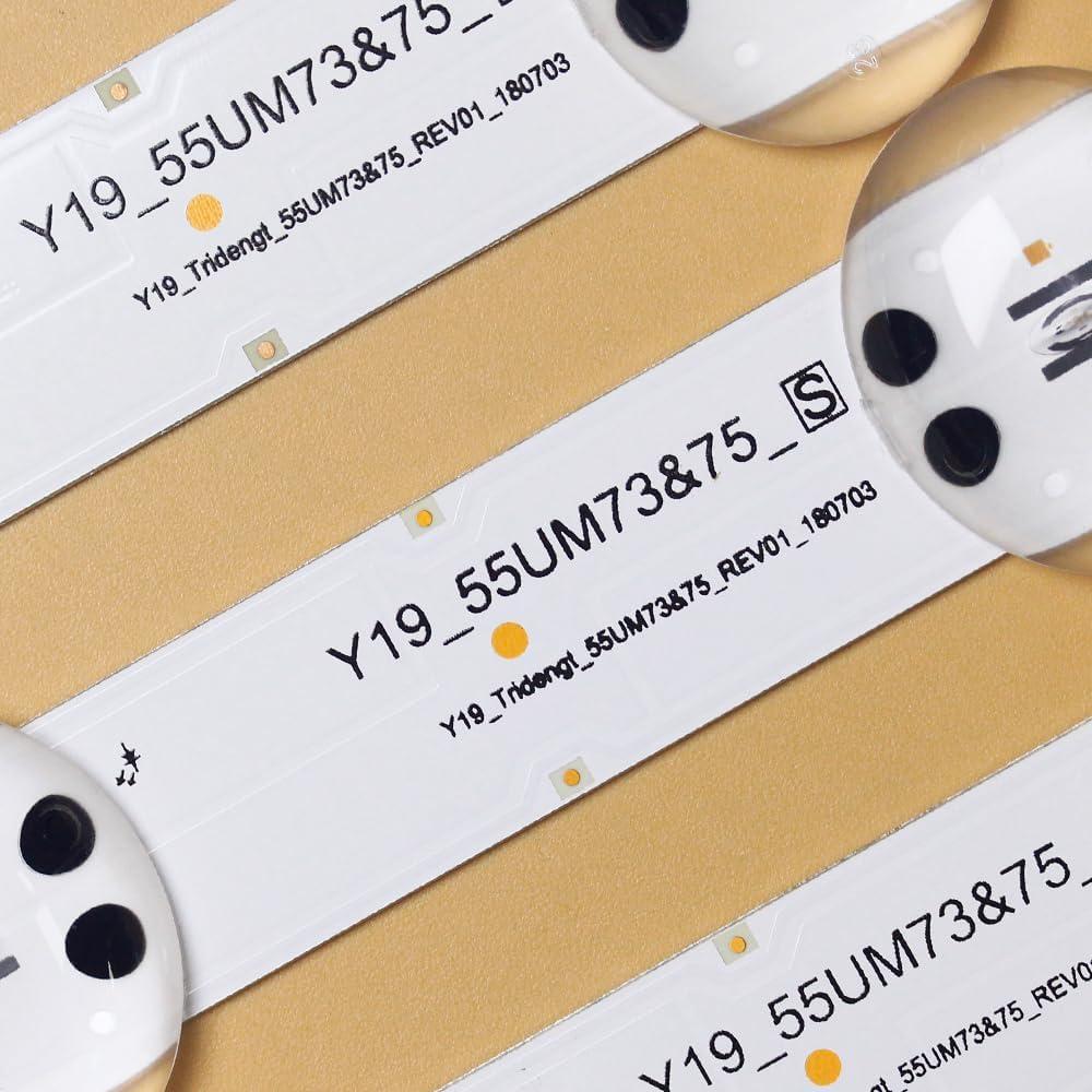 Tiras de Retroiluminación LED GuuYebe para TV 55" - 4 Piezas