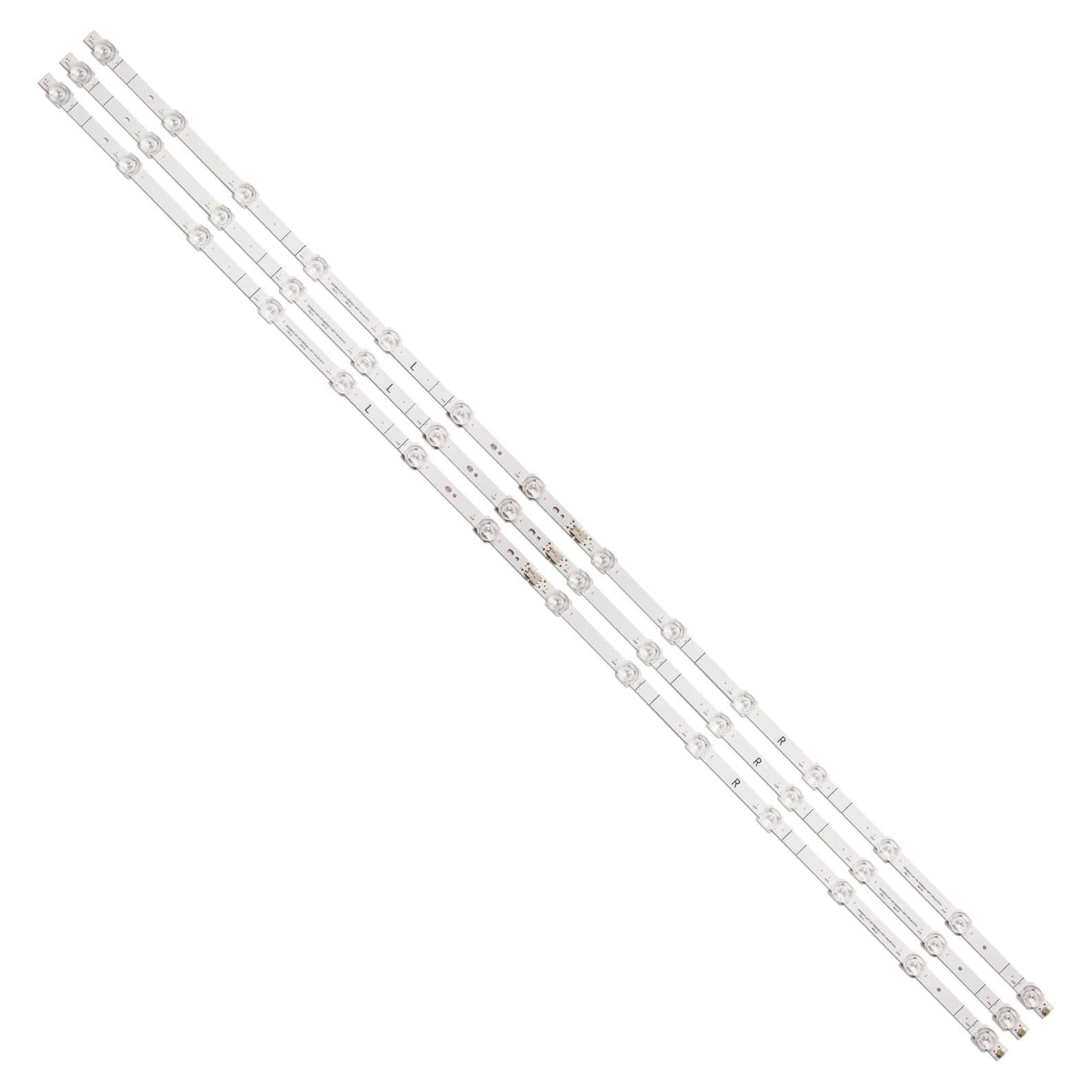 Tira de Retroiluminación LED GuuYebe 1100mm 6 Pcs 3V