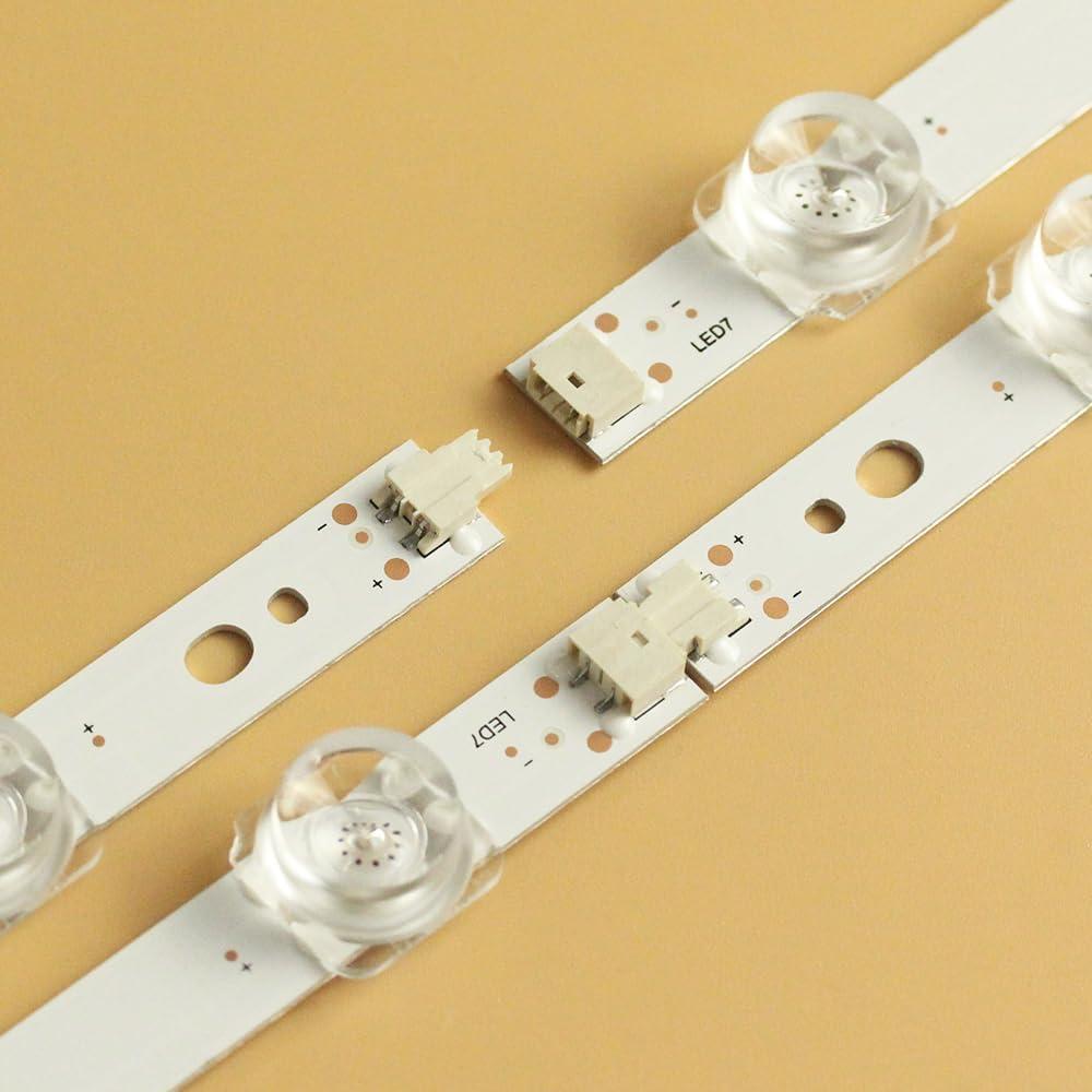 Tira de Retroiluminación LED GuuYebe 1100mm 6 Pcs 3V