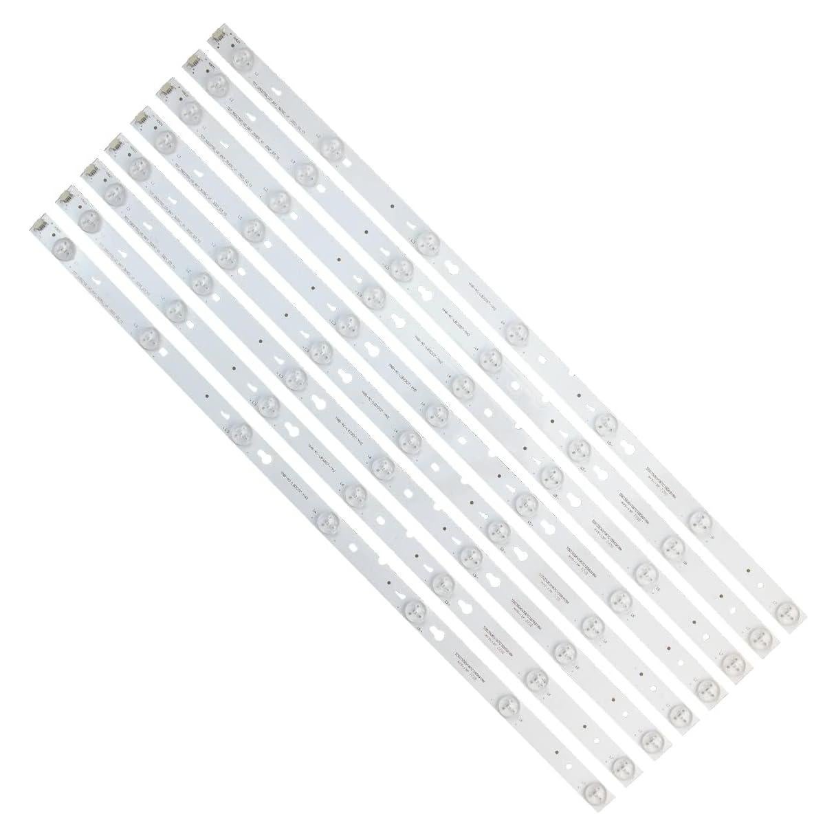 Tira LED Repuesto GuuYebe 55D2700 569mm 8 Pcs 6V