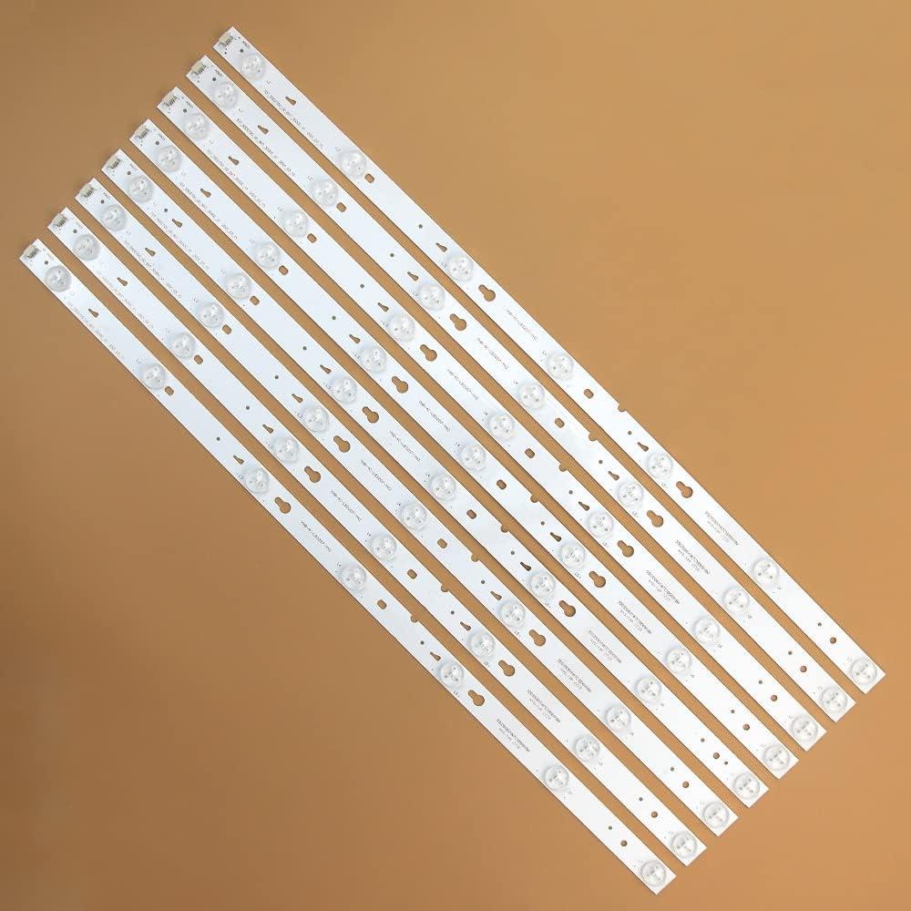 Tira LED Repuesto GuuYebe 55D2700 569mm 8 Pcs 6V