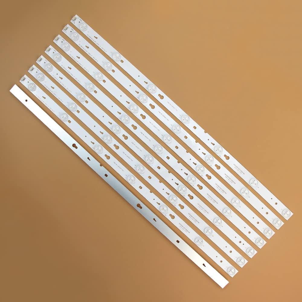 Tira LED Repuesto GuuYebe 55D2700 569mm 8 Pcs 6V