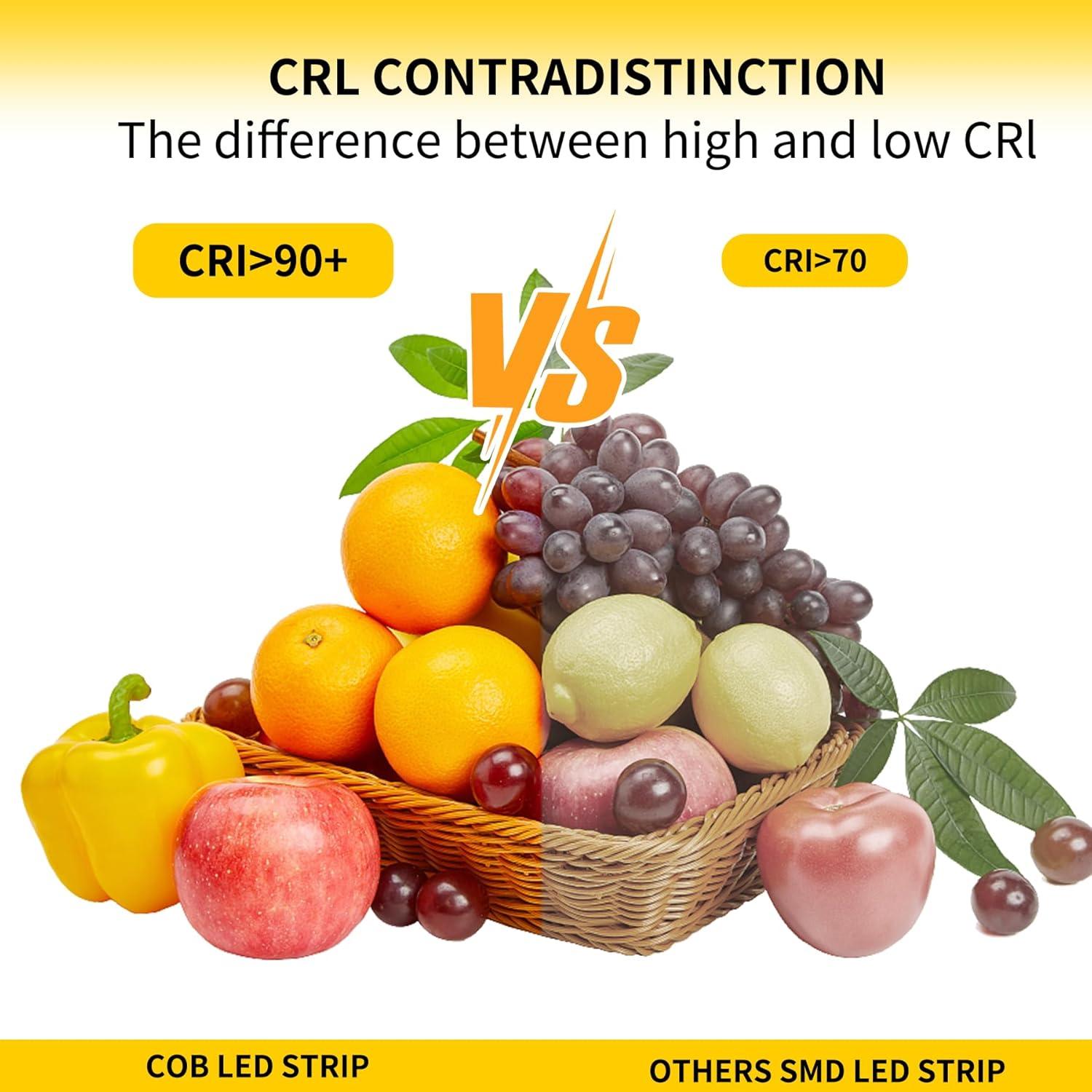 Tira LED COB 3m 2700K Pandery con control remoto y APP