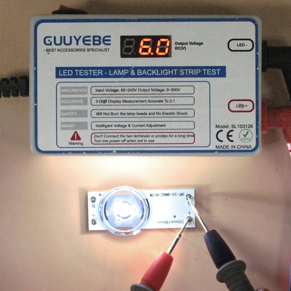 Repuesto tira retroiluminación LED GuuYebe 6V 10PCS 50x18mm