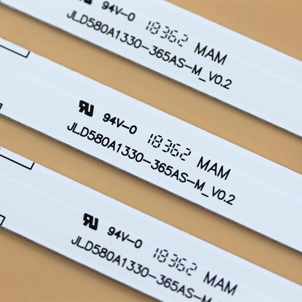 Tiras de Retroiluminación LED GuuYebe 1100mm 10 Pcs Repuesto TV