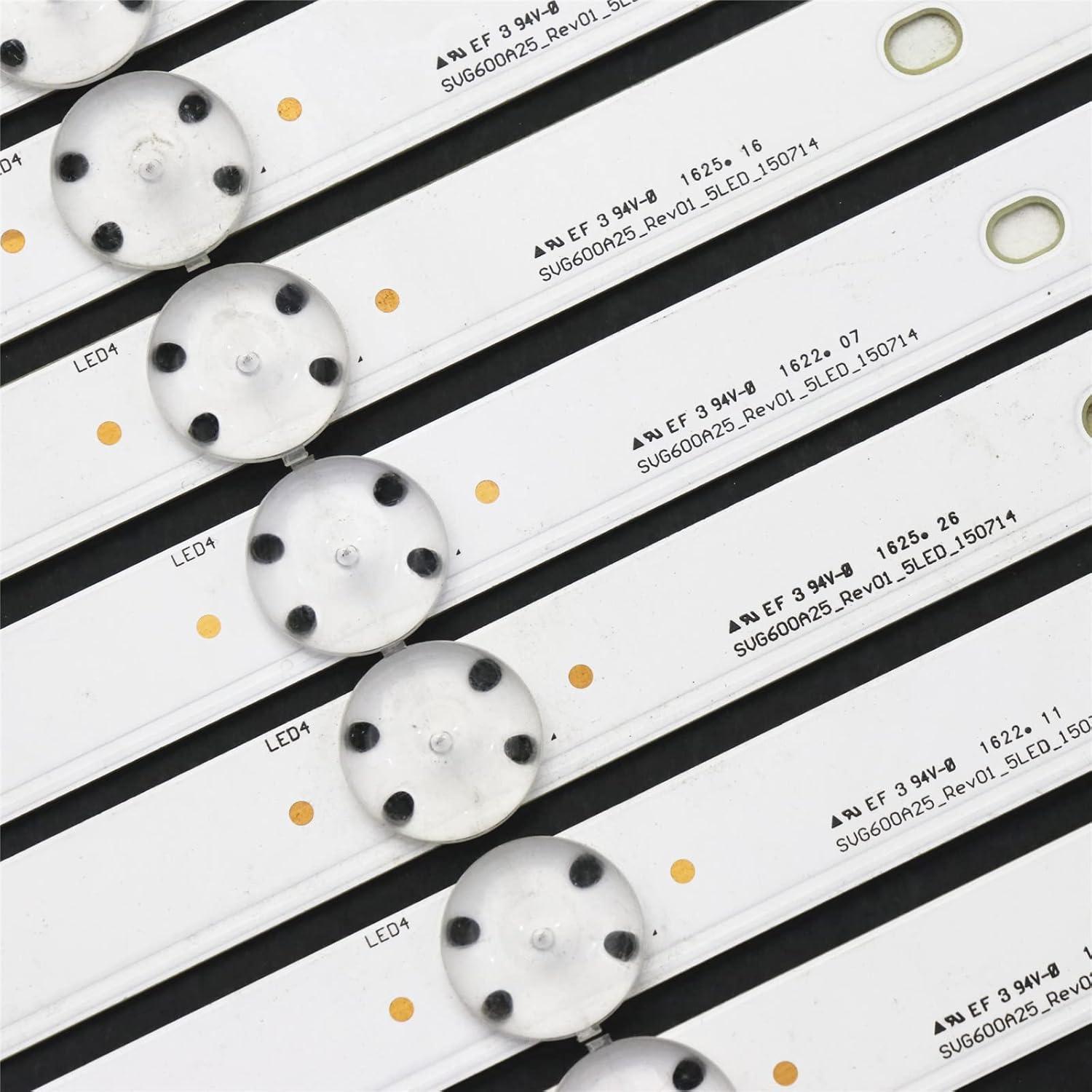 Tira de Luz LED BestParts 24" para Vizio SVG600A25/SVG600A30 - 10pcs