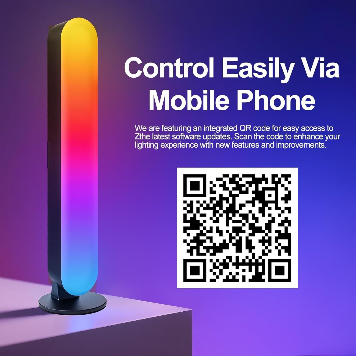 Barra de Luz LED RGB TRIPLE RABBIT KBB-1, 213 Modos, USB