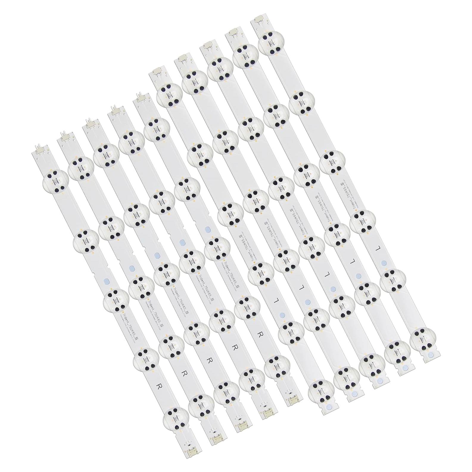 Tiras de Retroiluminación LED GuuYebe para TV 75" - 10 Pcs