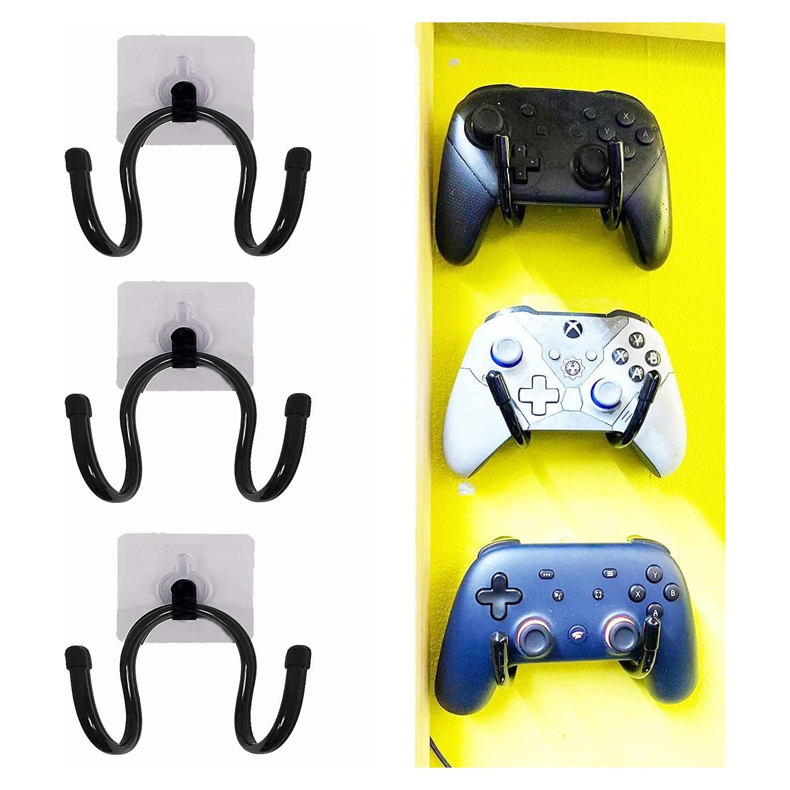 Soporte de Pared Autoadhesivo Pmsanzay para Controladores de Juego - 3 Piezas