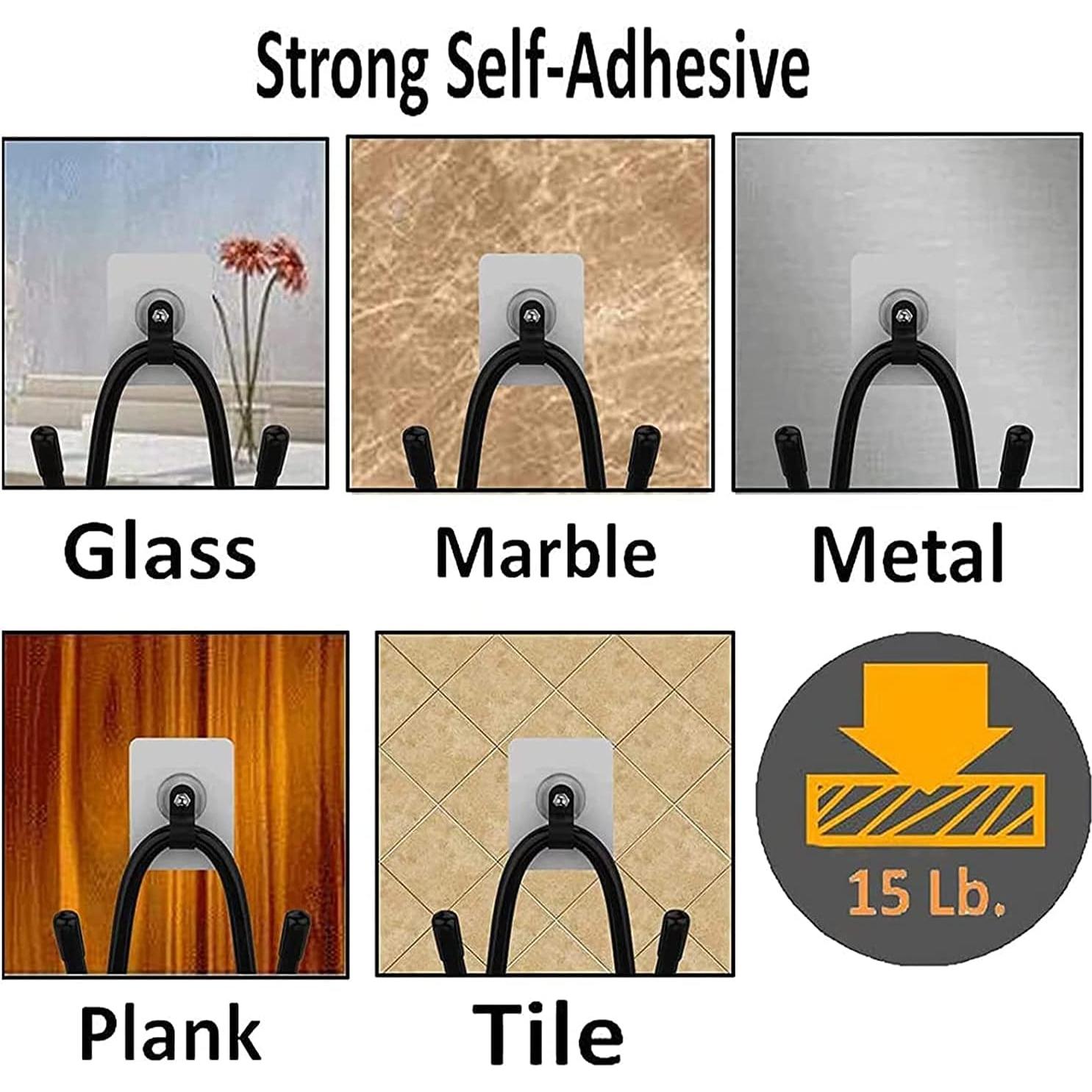 Soporte de Pared Autoadhesivo Pmsanzay para Controladores de Juego - 3 Piezas