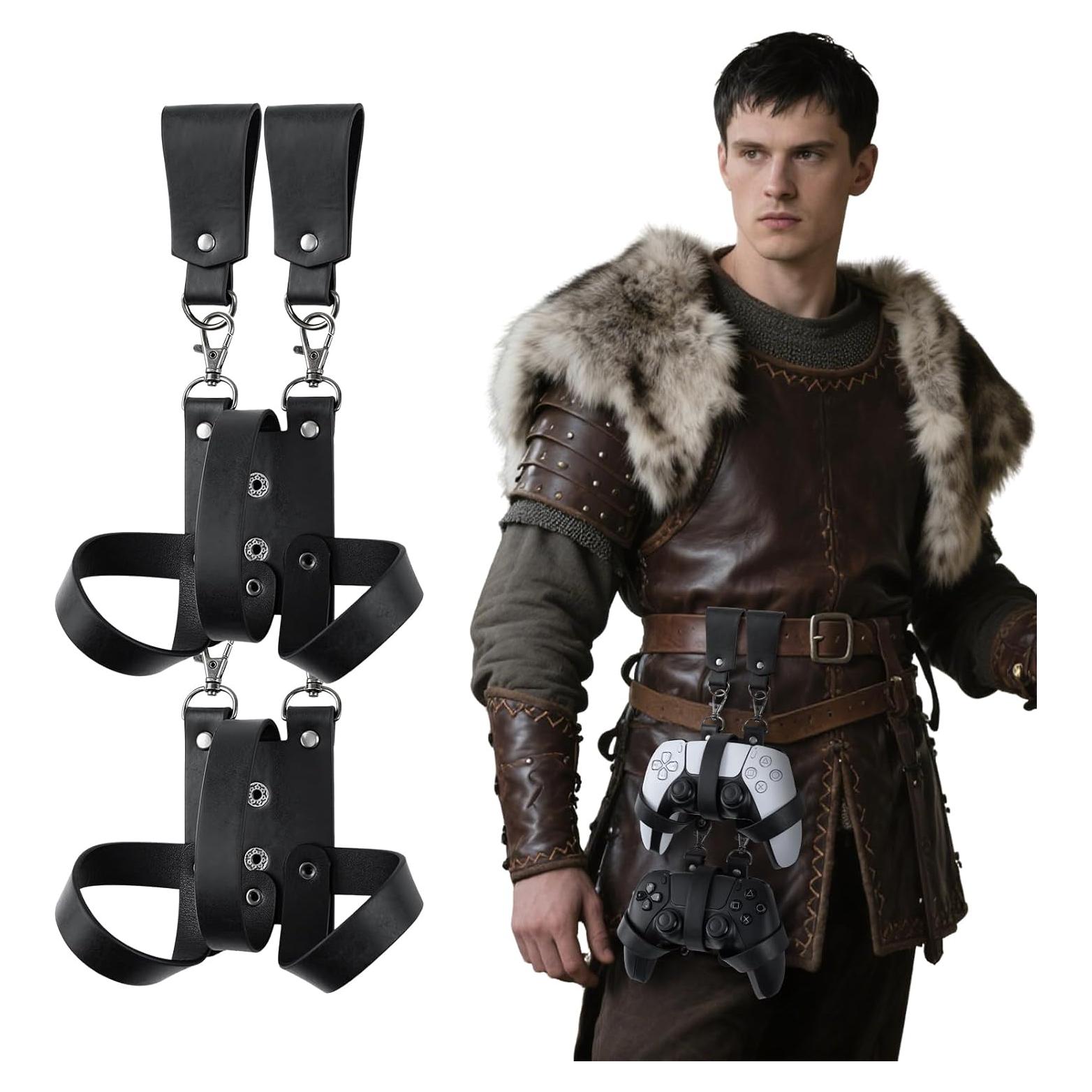 Funda de Cuero Sintético HiiFeuer para Controlador de Juego Negro