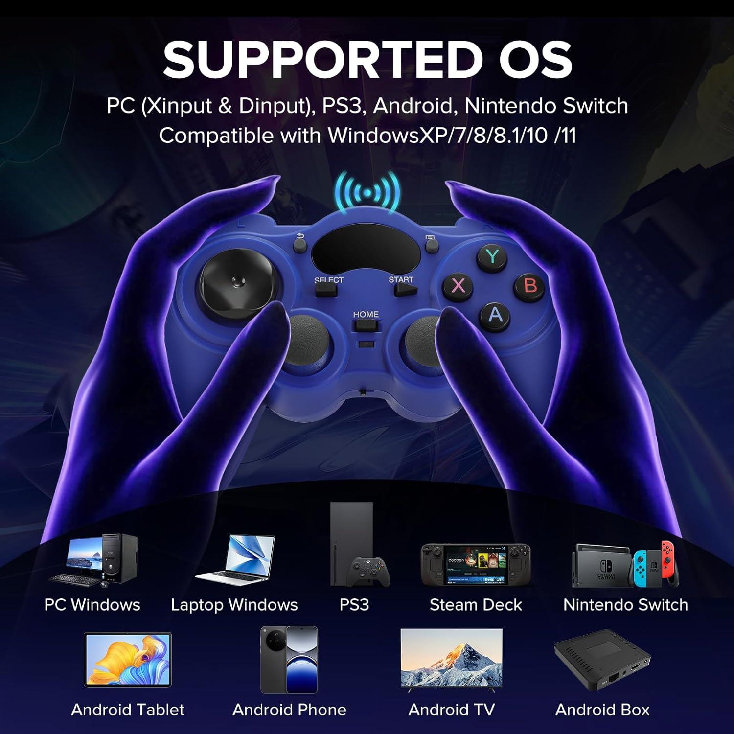 Controlador Inalámbrico RARELEMON para PC y Android - Azul