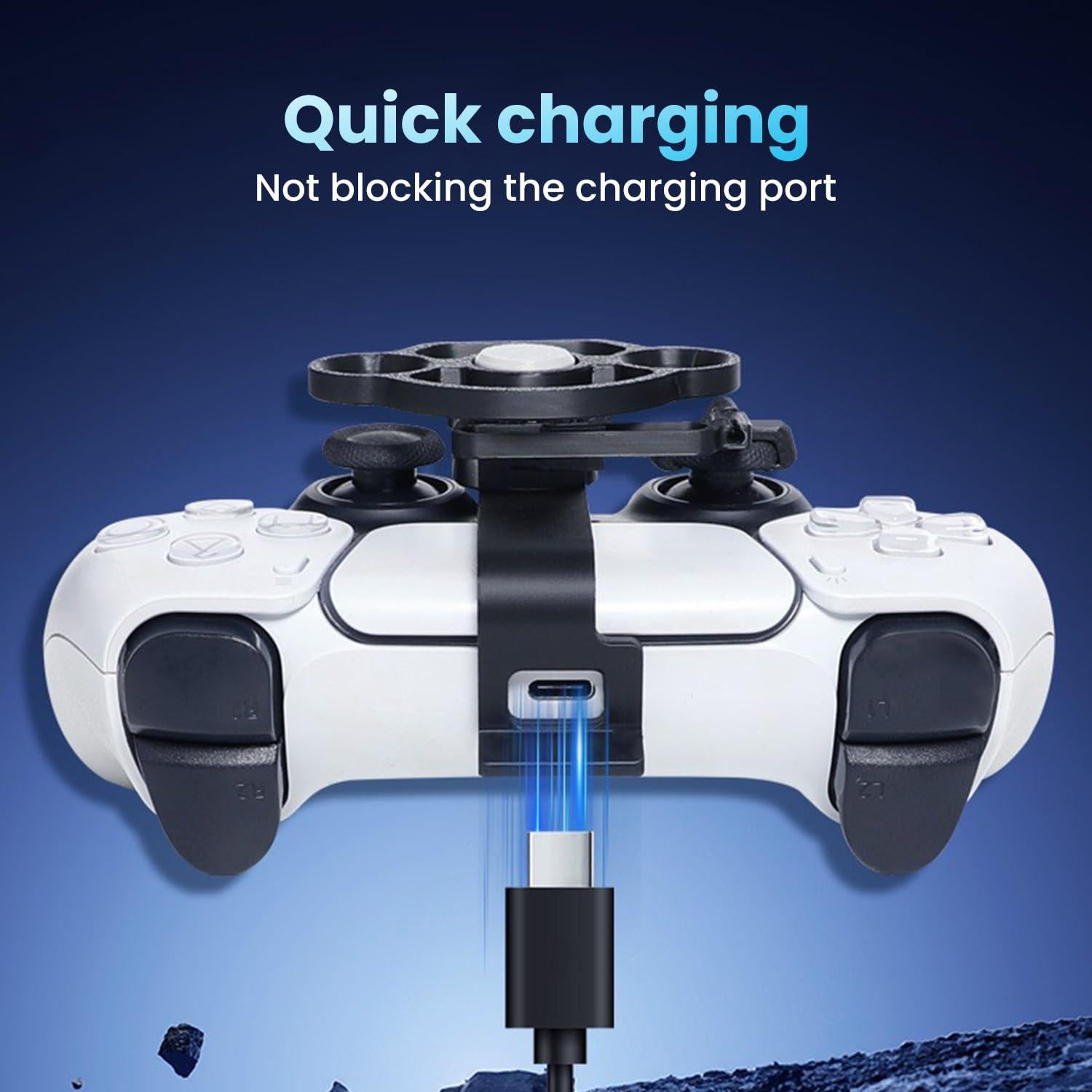 Accesorio de Volante Mini Xhiver para Controlador PS5 - Mejora de Agarre