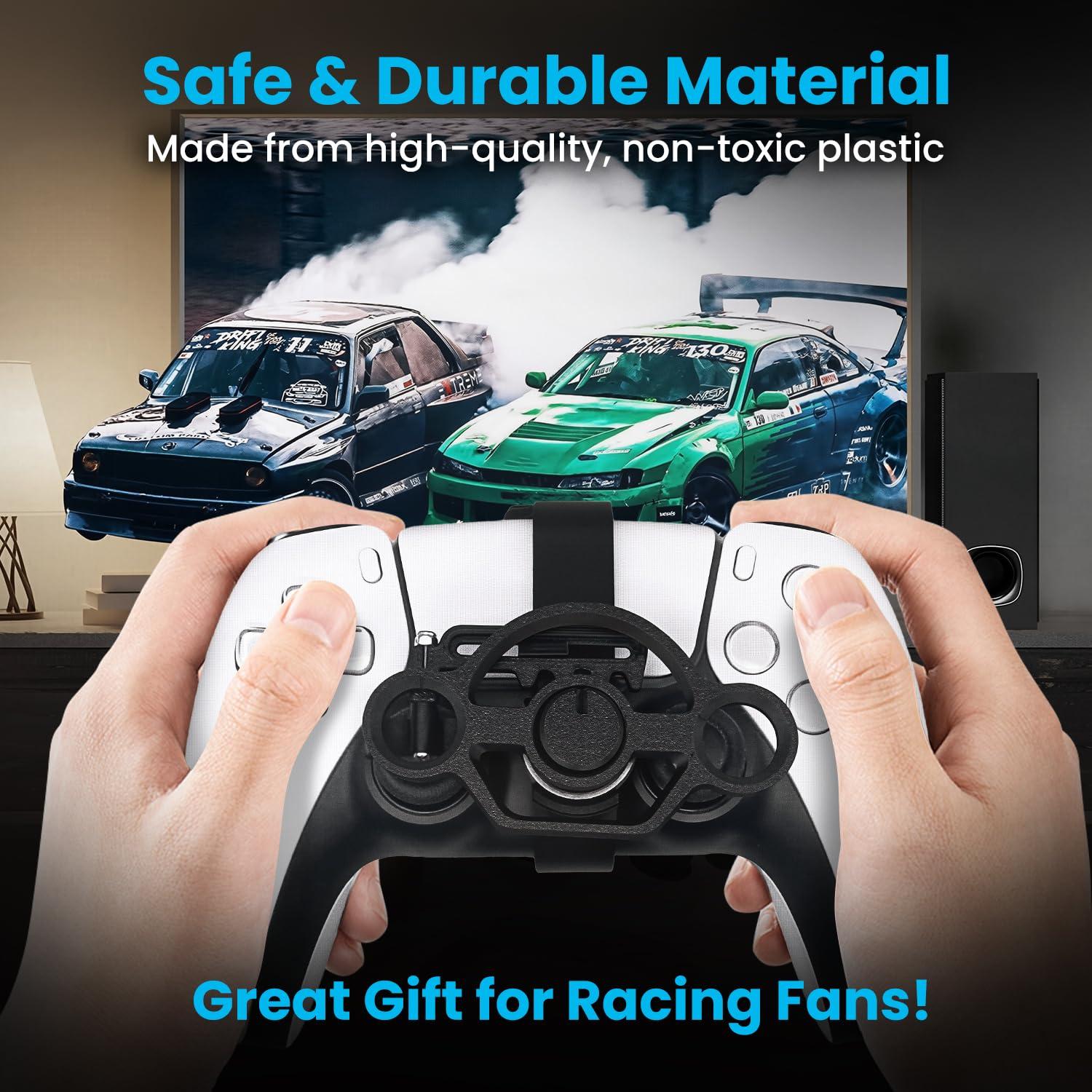 Accesorio de Volante Mini Xhiver para Controlador PS5 - Mejora de Agarre