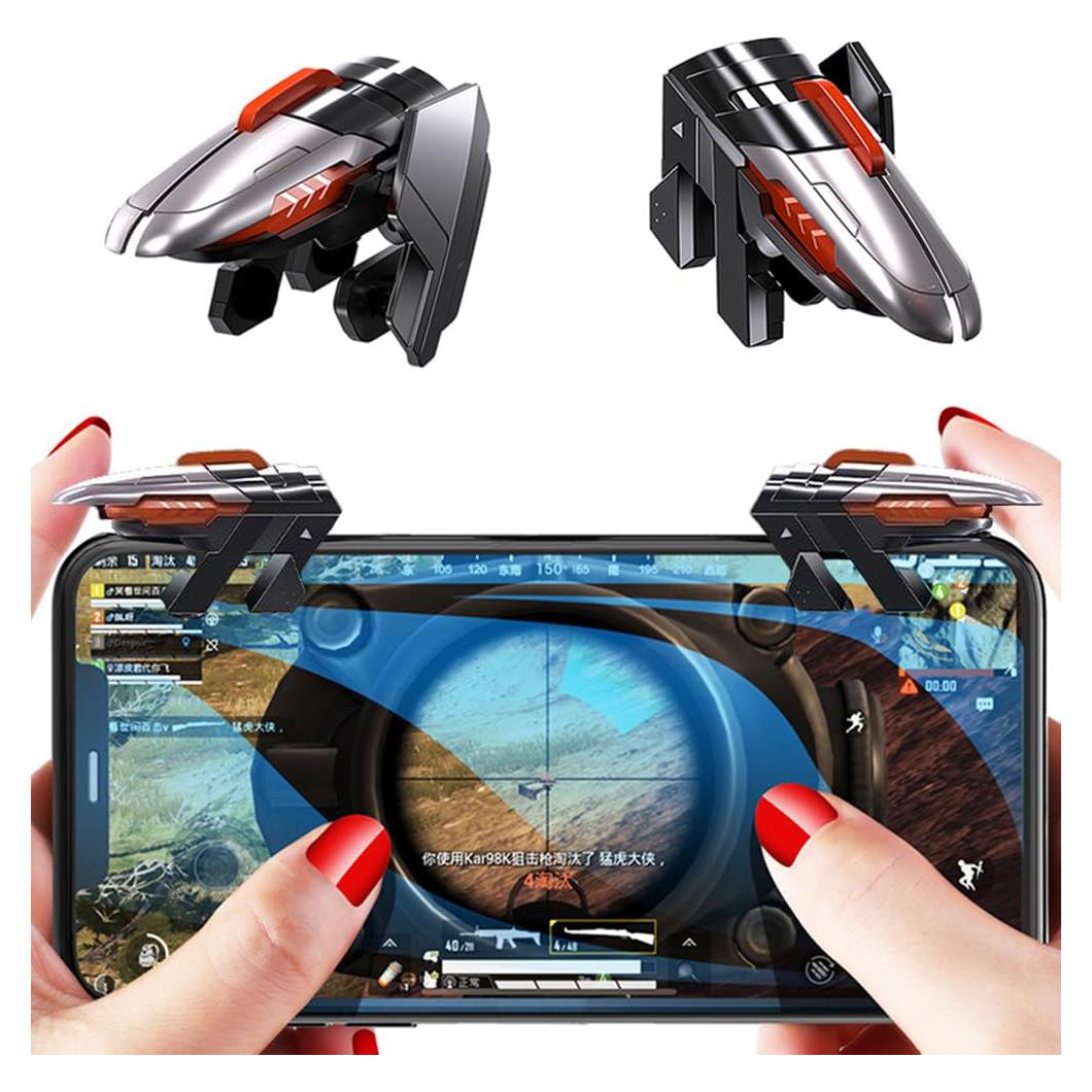 Disparadores de Juego Móvil Rakizbe - 4 Disparadores 6 Dedos