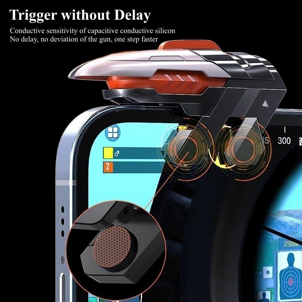 Disparadores de Juego Móvil Rakizbe - 4 Disparadores 6 Dedos