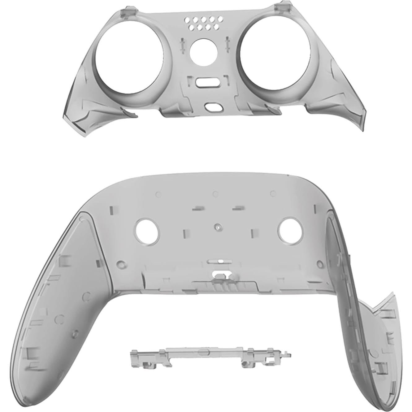 Carcasa Decorativa eXtremeRate para Controlador PS5 Edge - Negro Transparente