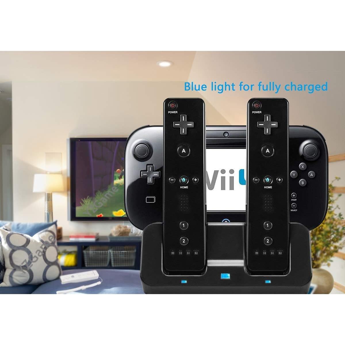 Estación de Carga 2 en 1 YZGame para Wii U y Controladores