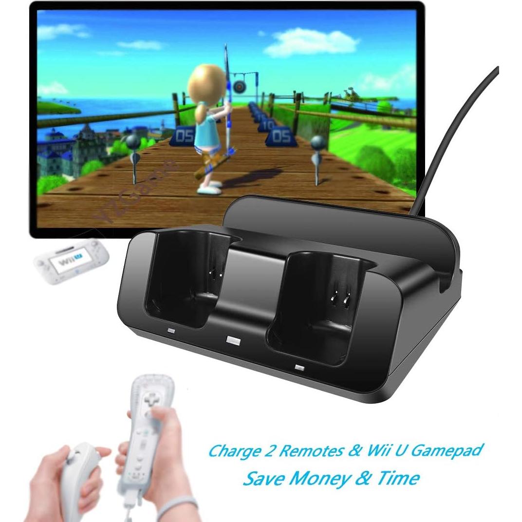 Estación de Carga 2 en 1 YZGame para Wii U y Controladores