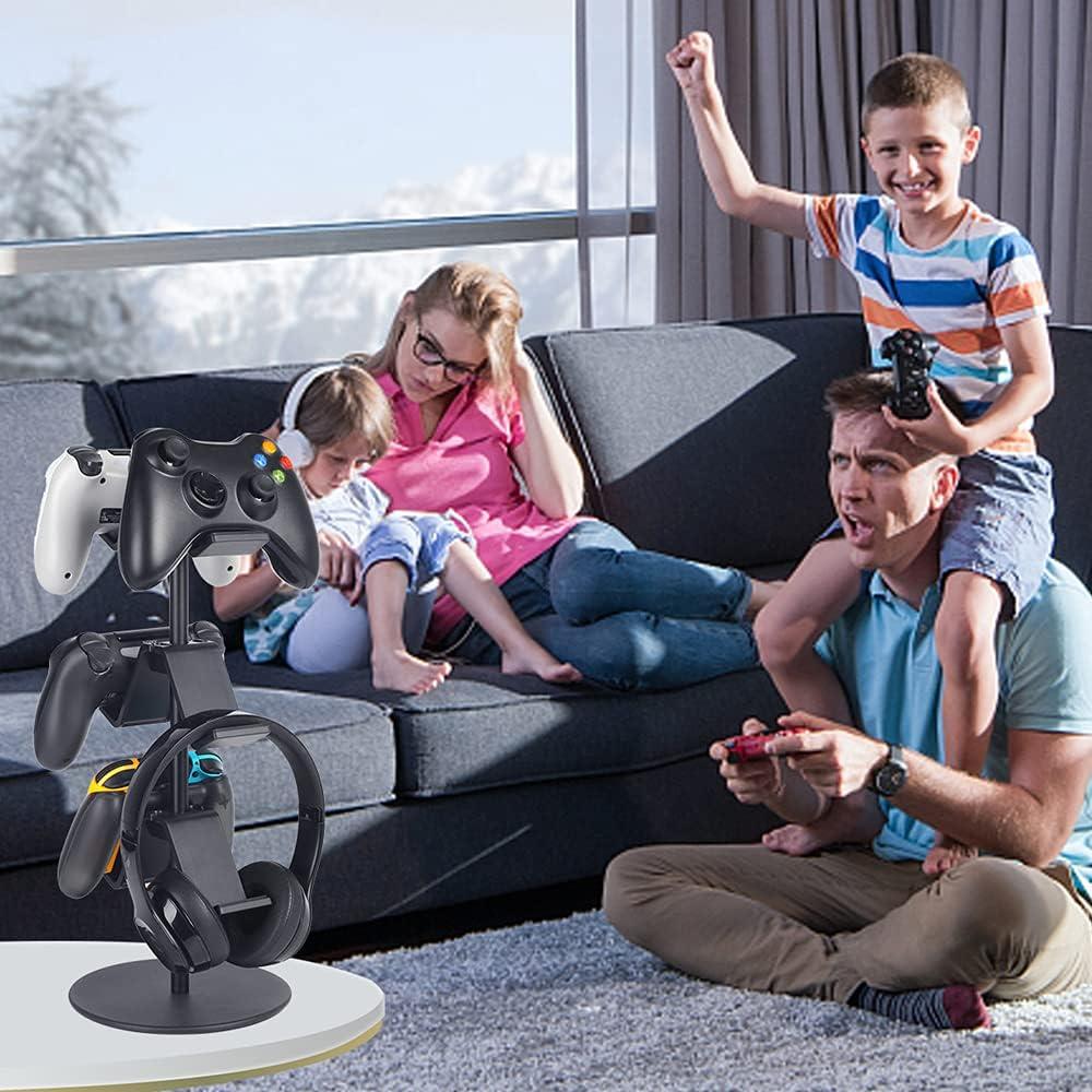 Soporte Multi Ajustable para Controladores y Auriculares KELJUN Negro