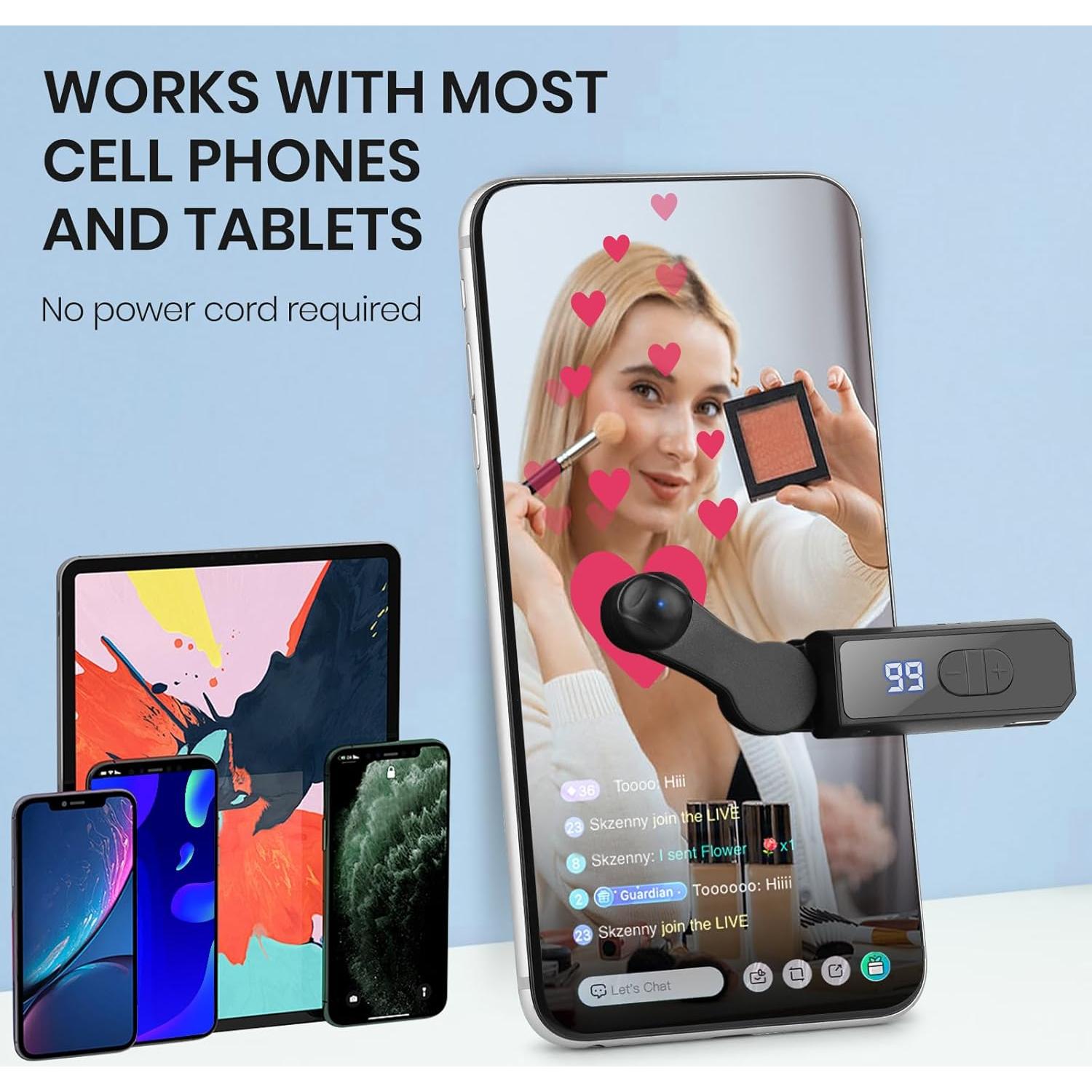 Clicador Automático para Teléfono Inteligente Shenzhen Negro