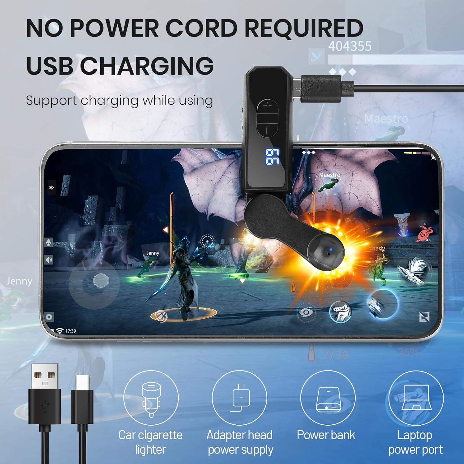 Clicador Automático para Teléfono Inteligente Shenzhen Negro