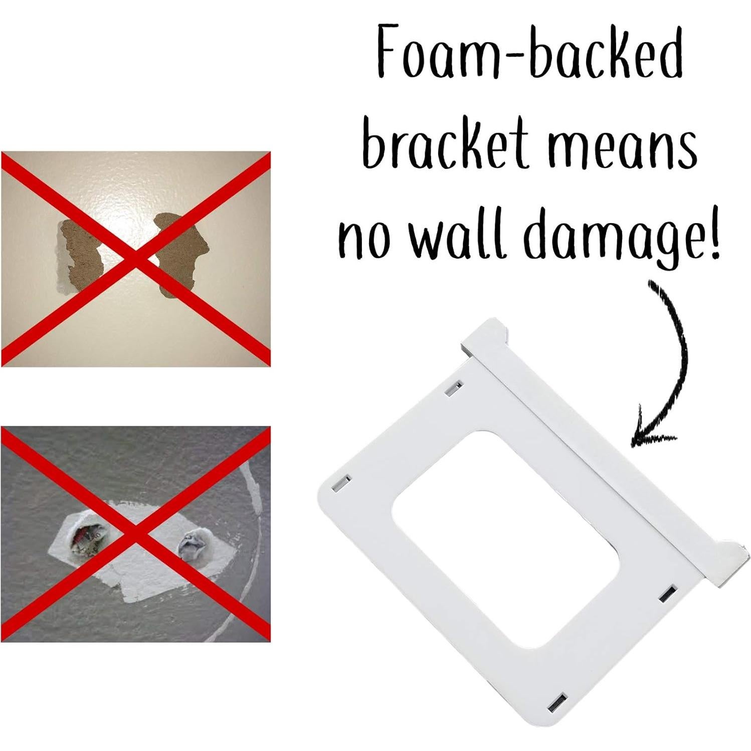 Soporte de Control Remoto Mount Genie Blanco para Pared