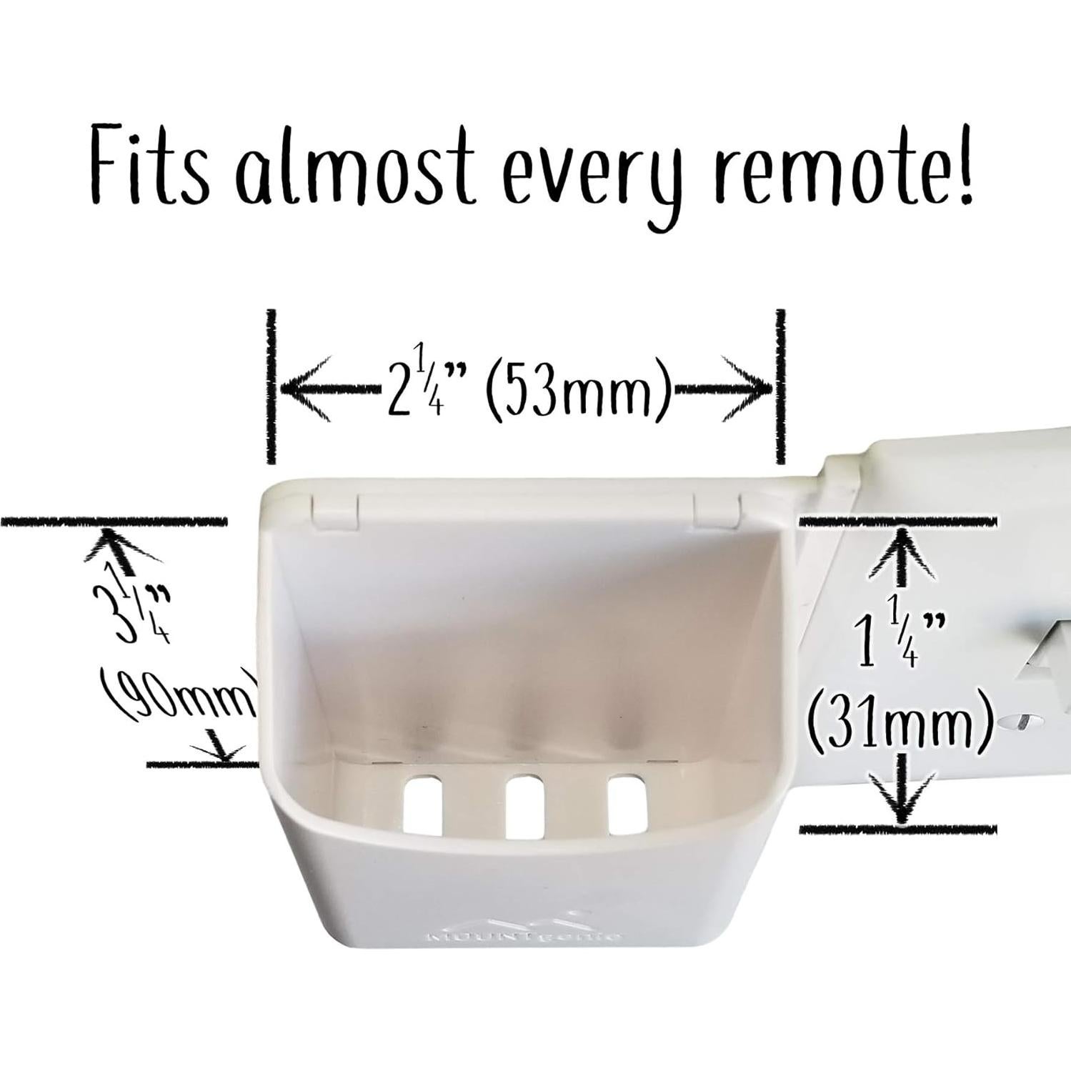 Soporte de Control Remoto Mount Genie Blanco para Pared