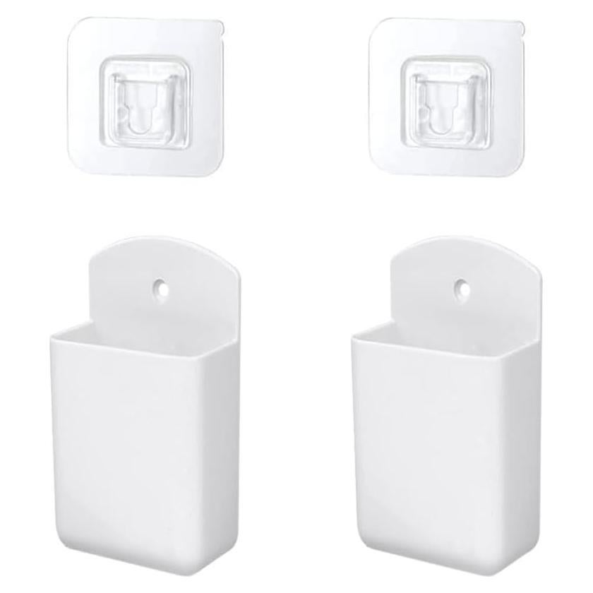 Soporte de Control Remoto Mewuthede 2 Piezas Blanco Compacto