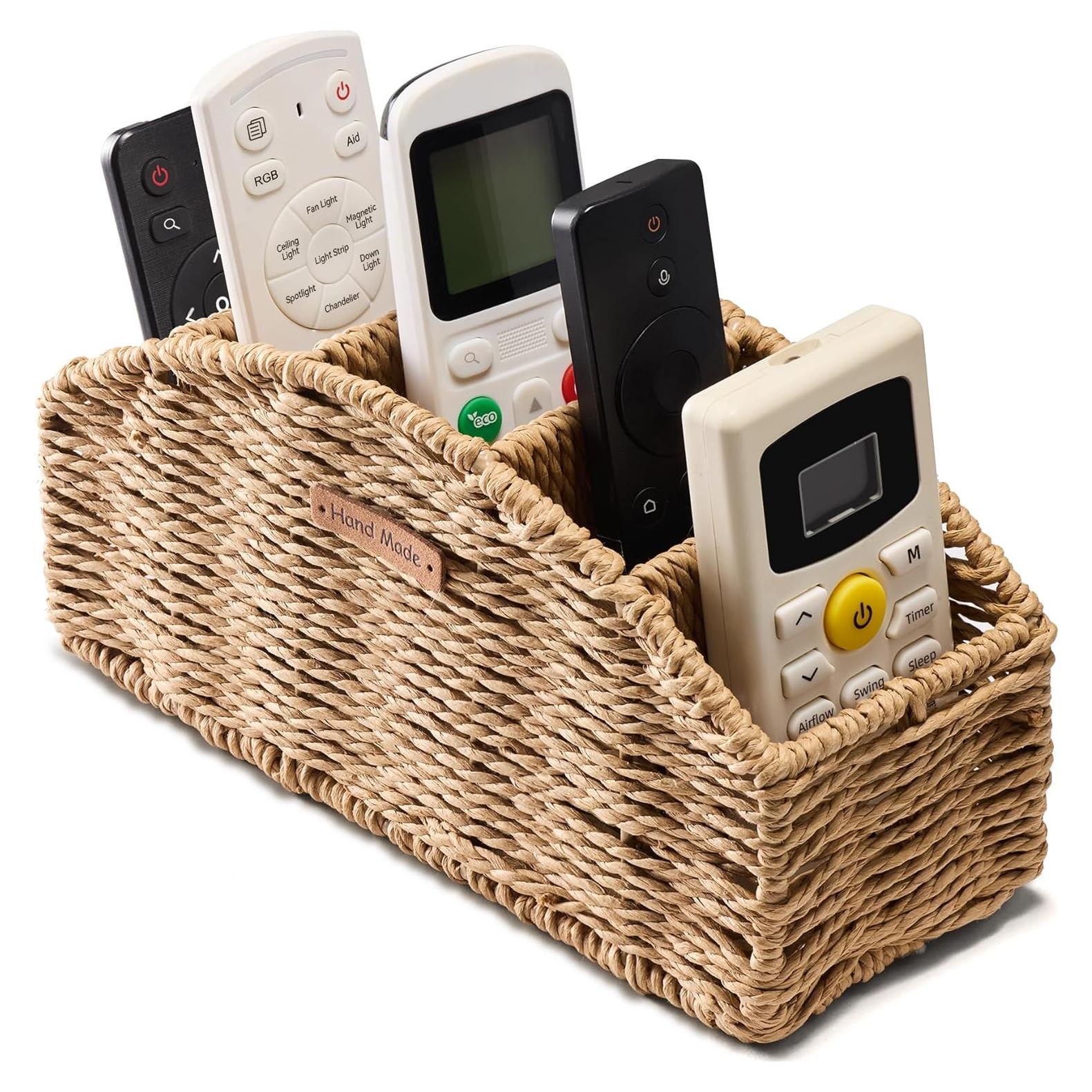 Cesta Organizador de Control Remoto Mokof 5 Compartimentos