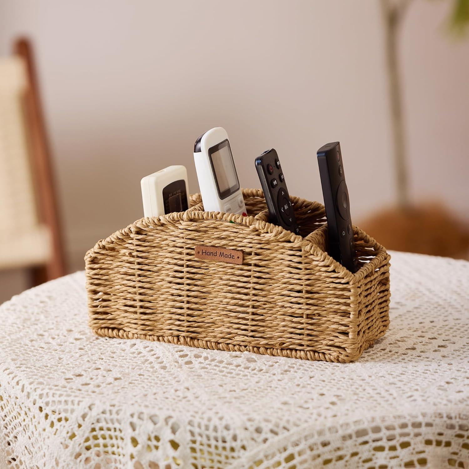 Cesta Organizador de Control Remoto Mokof 5 Compartimentos