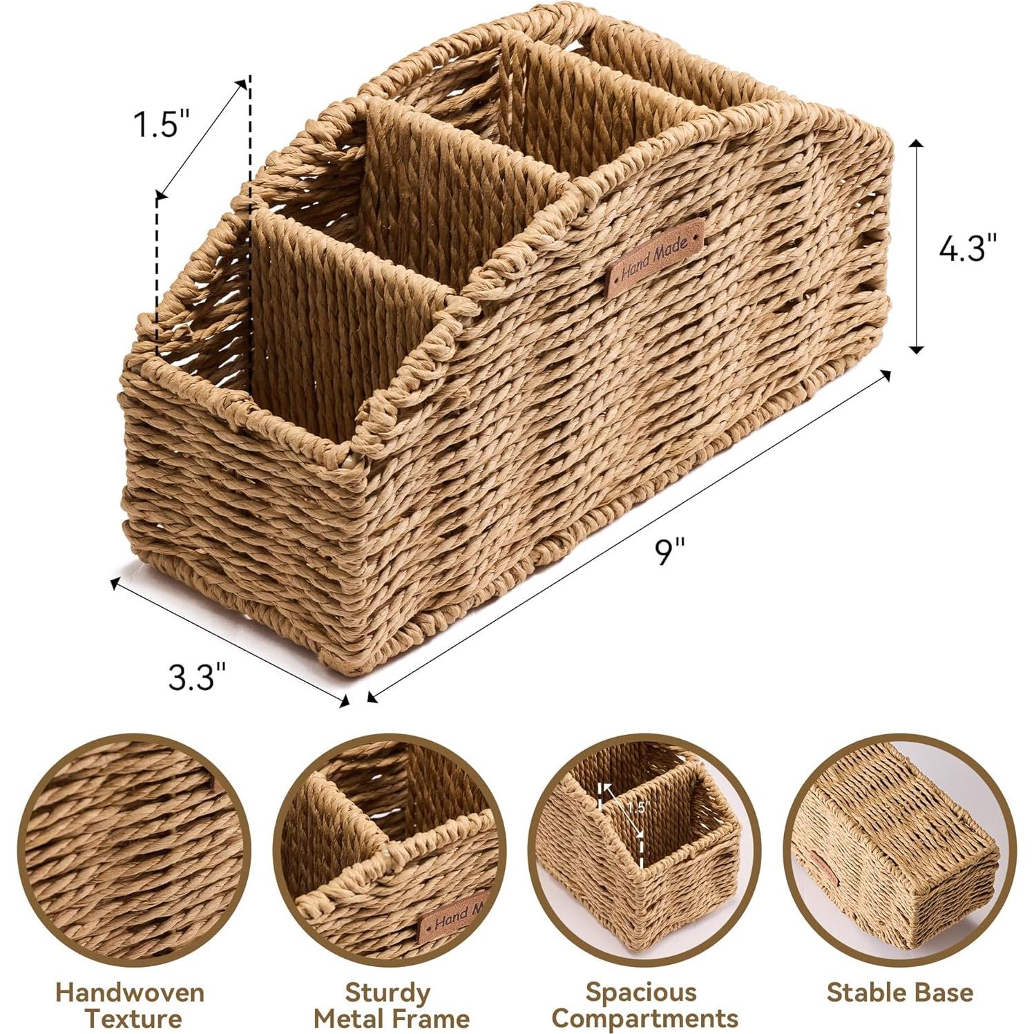 Cesta Organizador de Control Remoto Mokof 5 Compartimentos