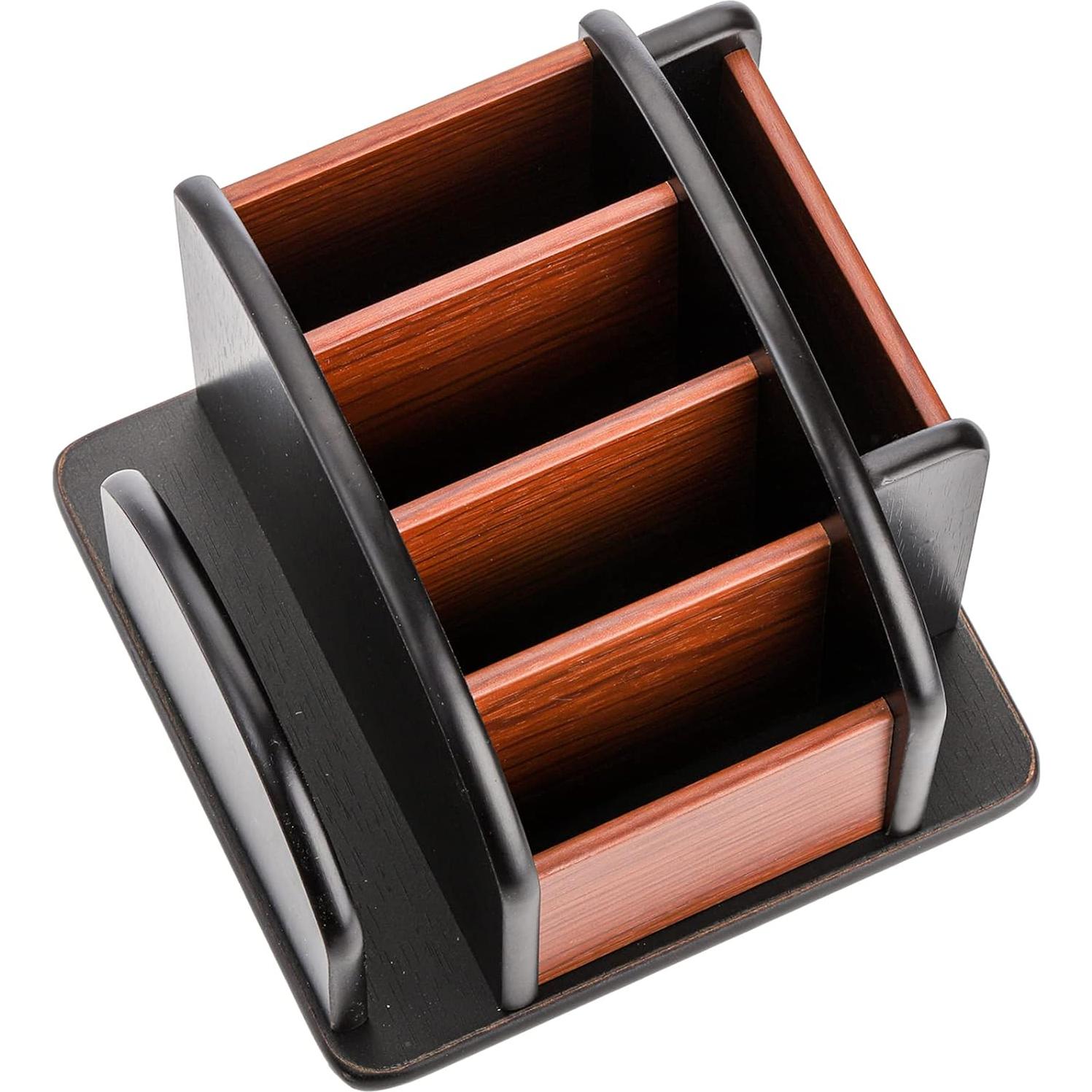 Soporte Giratorio de Madera DEAYOU 6 Compartimentos 360°