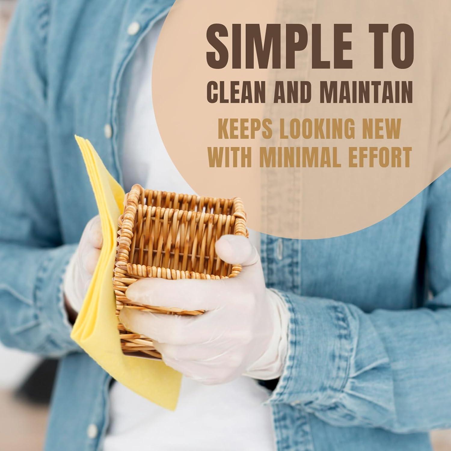 Organizador de Control Remoto Cantalop 5 Compartimentos Natural