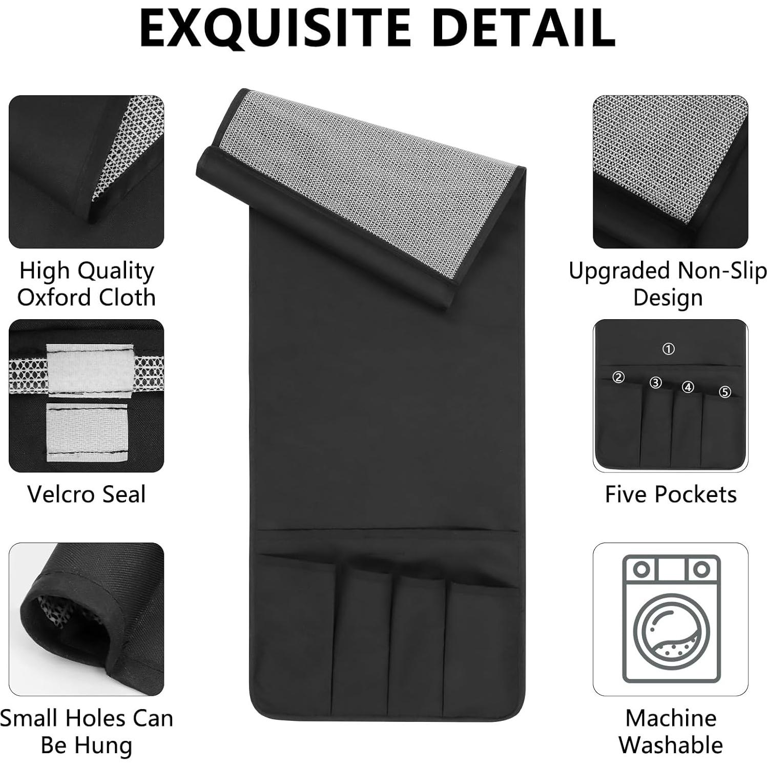 Organizador Antideslizante para Sofá WETRBWEH Negro 88.9x31.5 cm