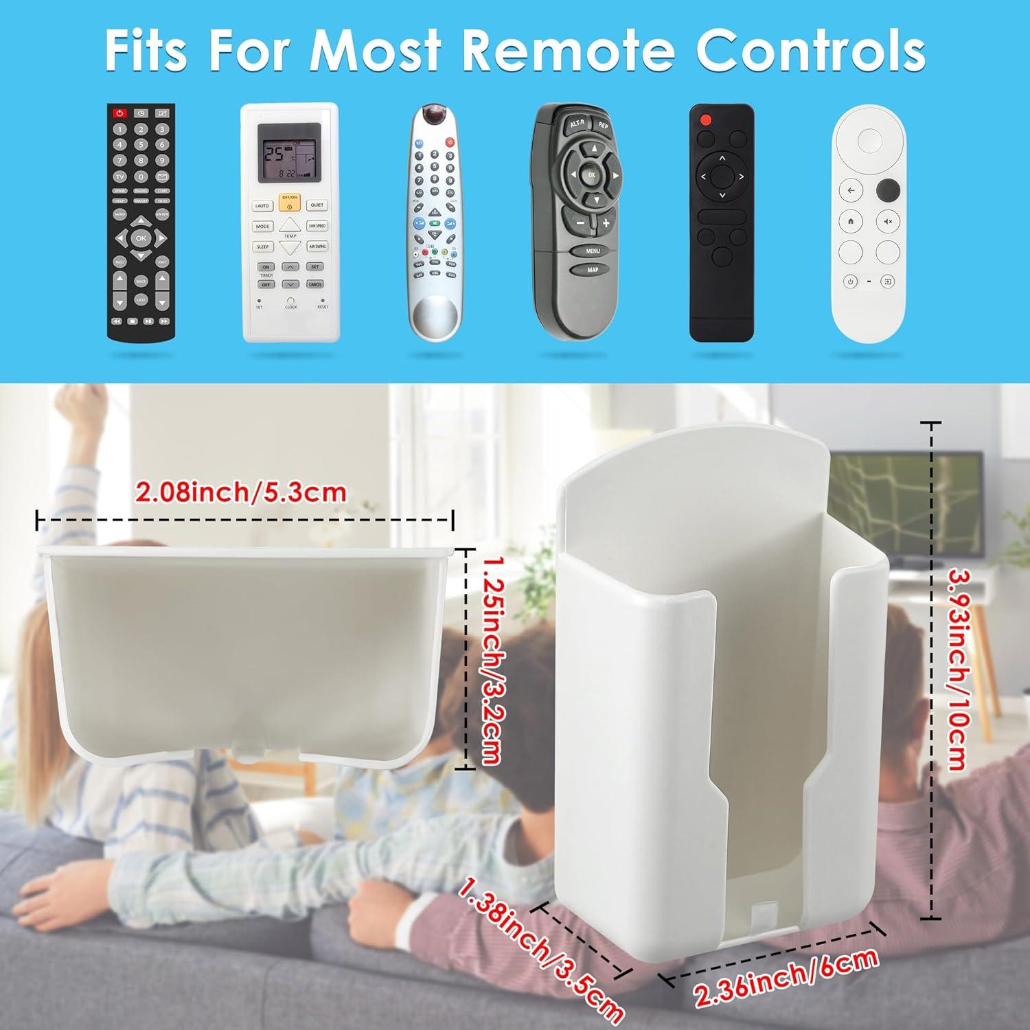 Soporte de Pared para Control Remoto Saillong 2 Pack Blanco