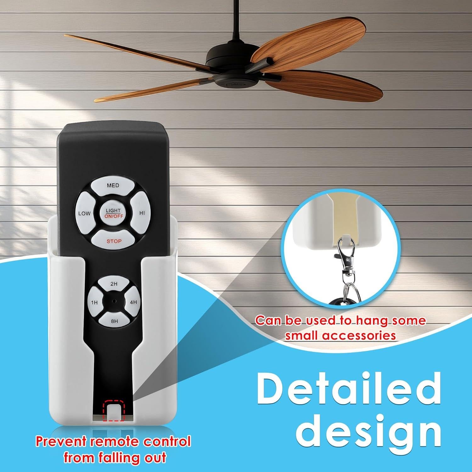 Soporte de Pared para Control Remoto Saillong 2 Pack Blanco