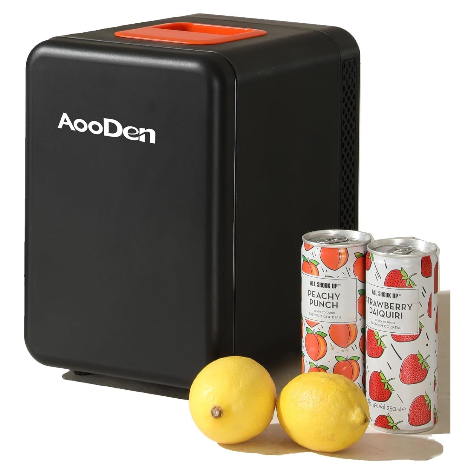 Mini nevera eléctrica AooDen AO-4L-BK 4L para coche y hogar