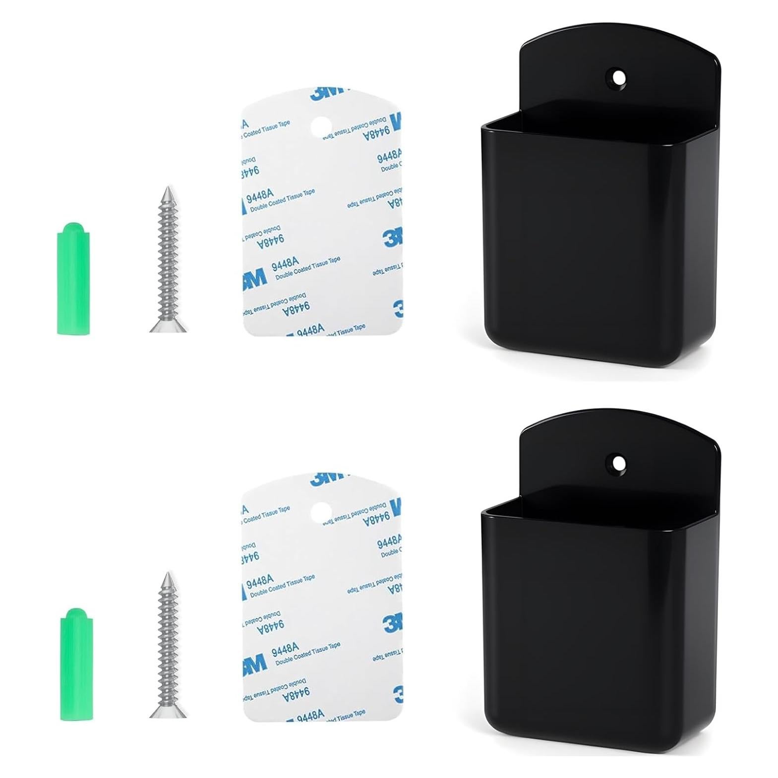 Soporte de Pared para Control Remoto 3DSKY 2 Pcs Negro