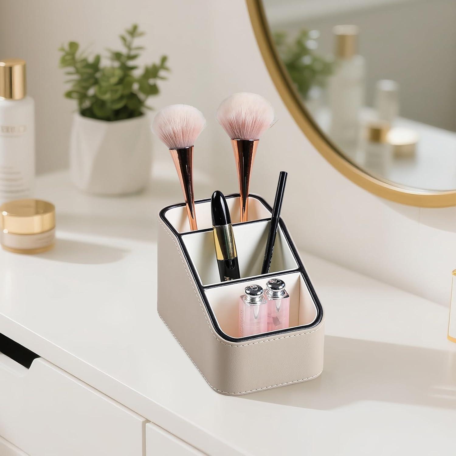 Organizador de Escritorio Beige NICLNGSH para Control Remoto