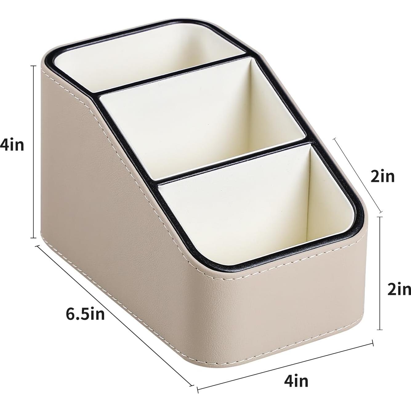 Organizador de Escritorio Beige NICLNGSH para Control Remoto