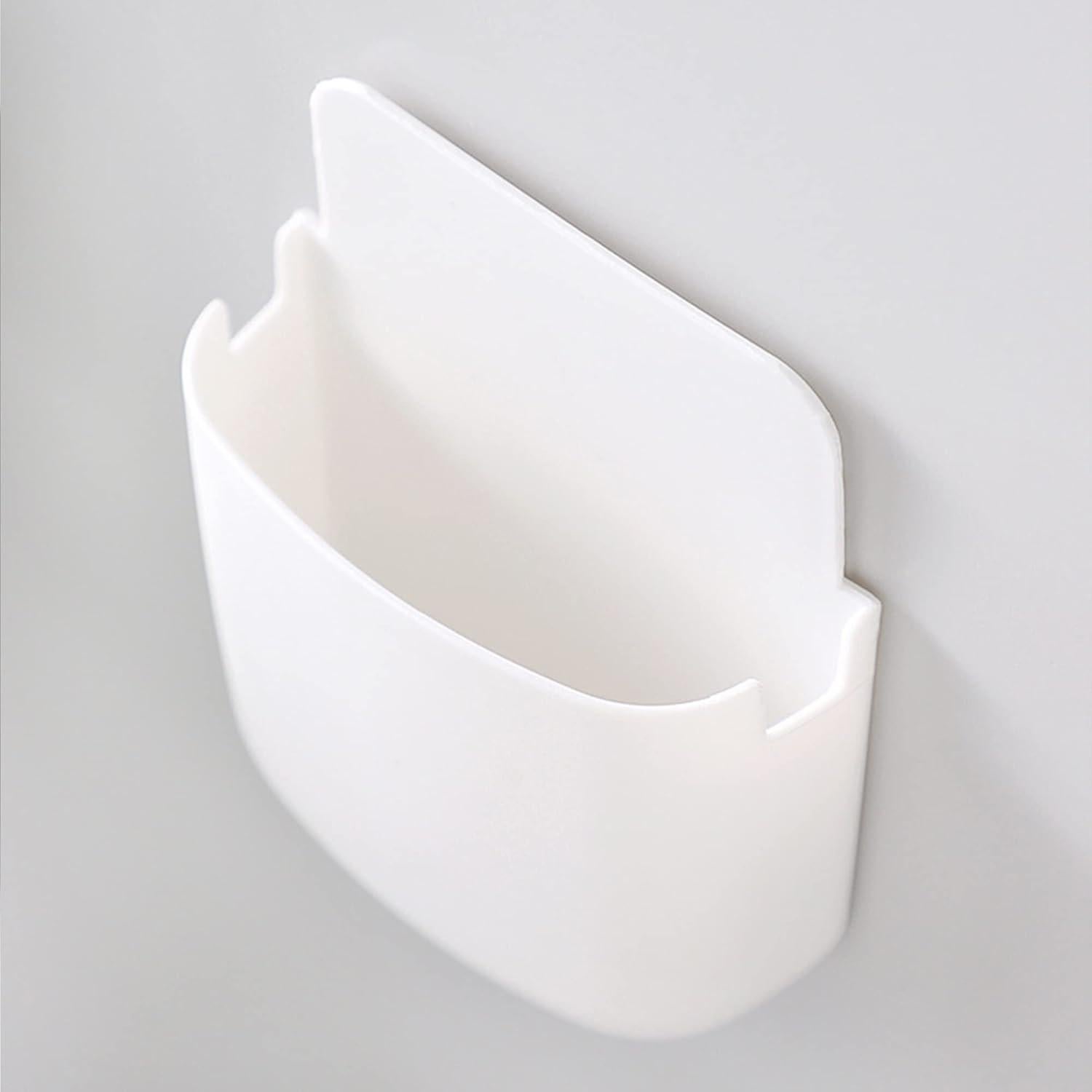 Soporte de Pared para Control Remoto MYUBWTF Blanco 11.5x9.5cm