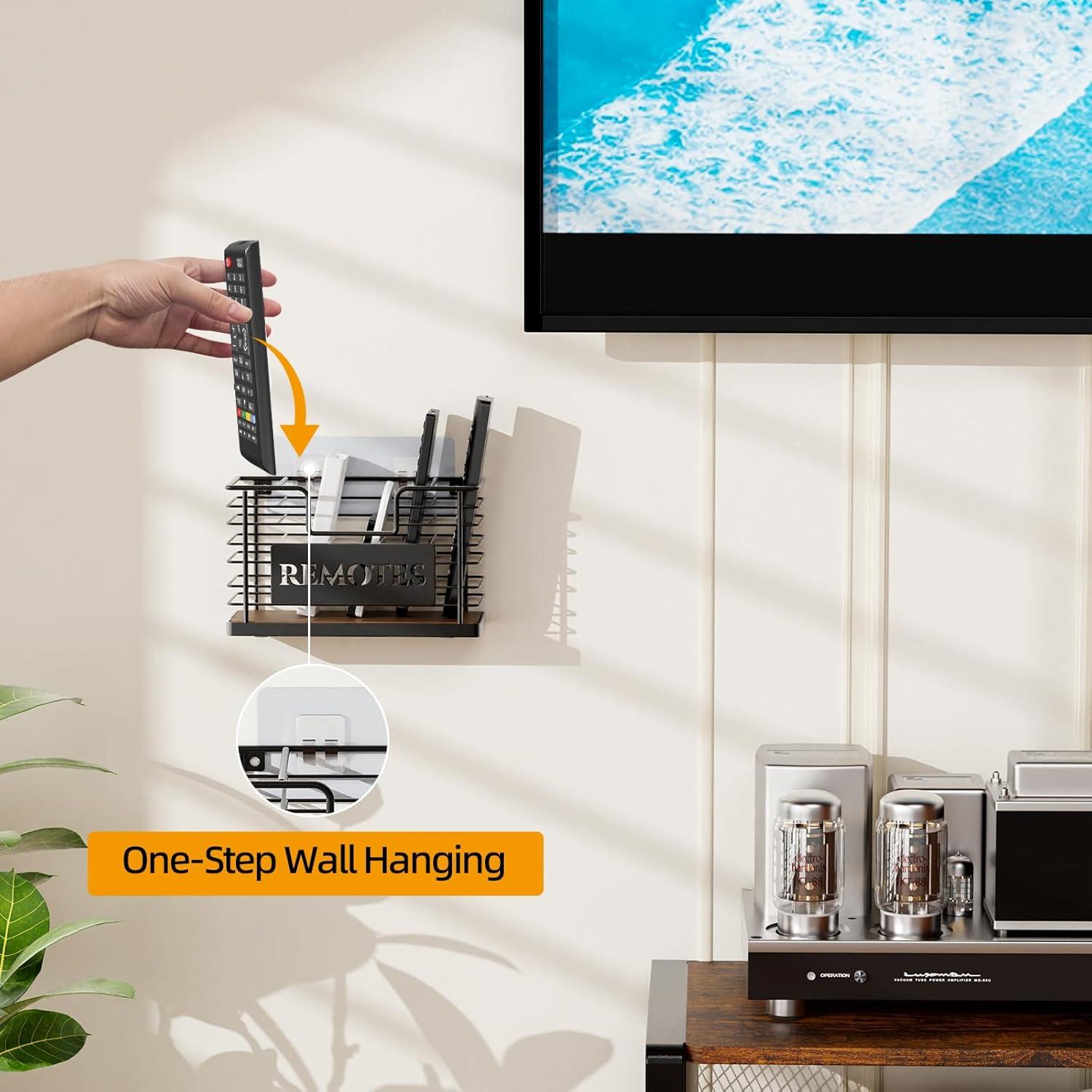 Soporte para Control Remoto GIGIFTREE 5 Ranuras Negro