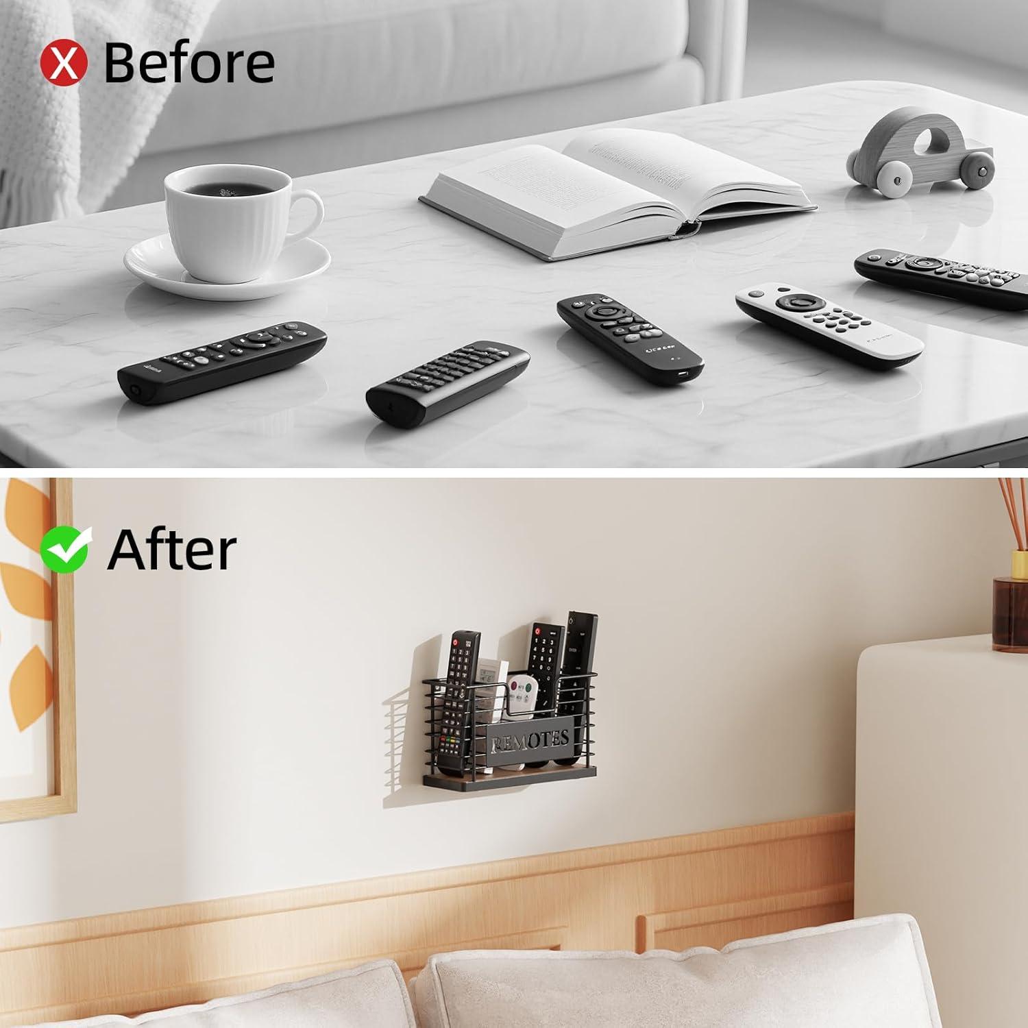 Soporte para Control Remoto GIGIFTREE 5 Ranuras Negro