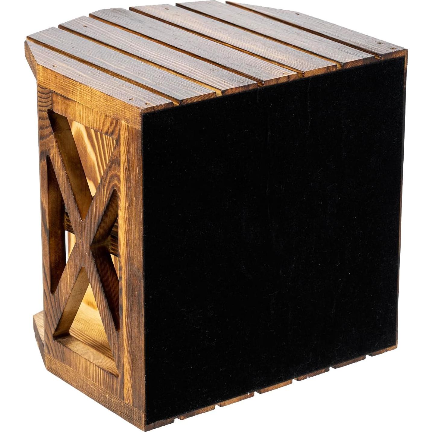 Soporte para Control Remoto FARM IN de Madera Sólida 4 Compartimentos