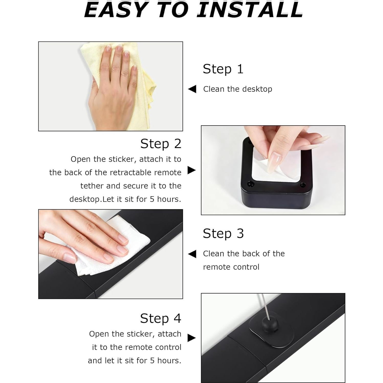 Candados Retráctiles 2 PCS MERDTTES 2m para Control Remoto