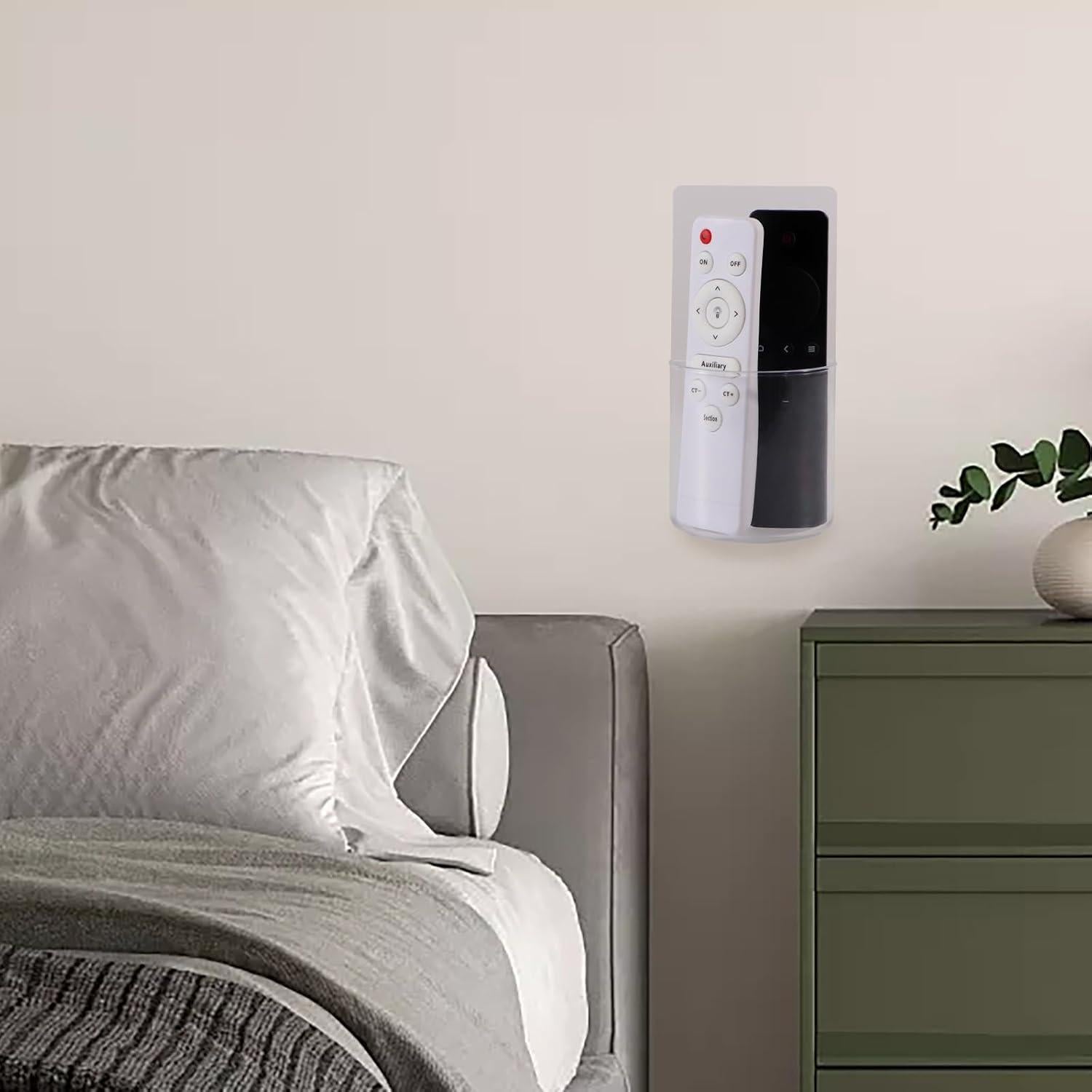 Soportes para Control Remoto Yeeco - 2 Piezas Autoadhesivas 16.3x9x4cm